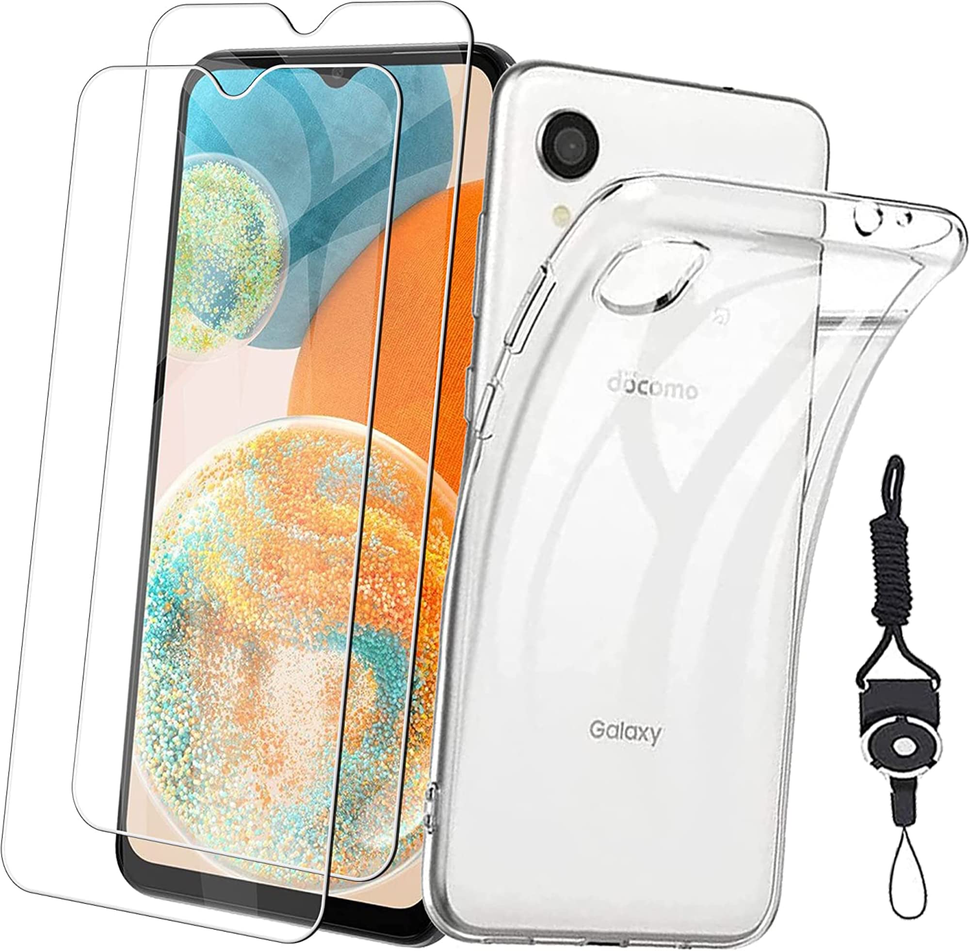 Amazon | 【2+1】Galaxy A23 5G SCG18 用の フィルム +Galaxy A23 5G