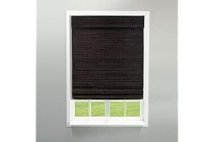 Cordless Easy-to-Lift Bamboo Roman Shades for Windows
