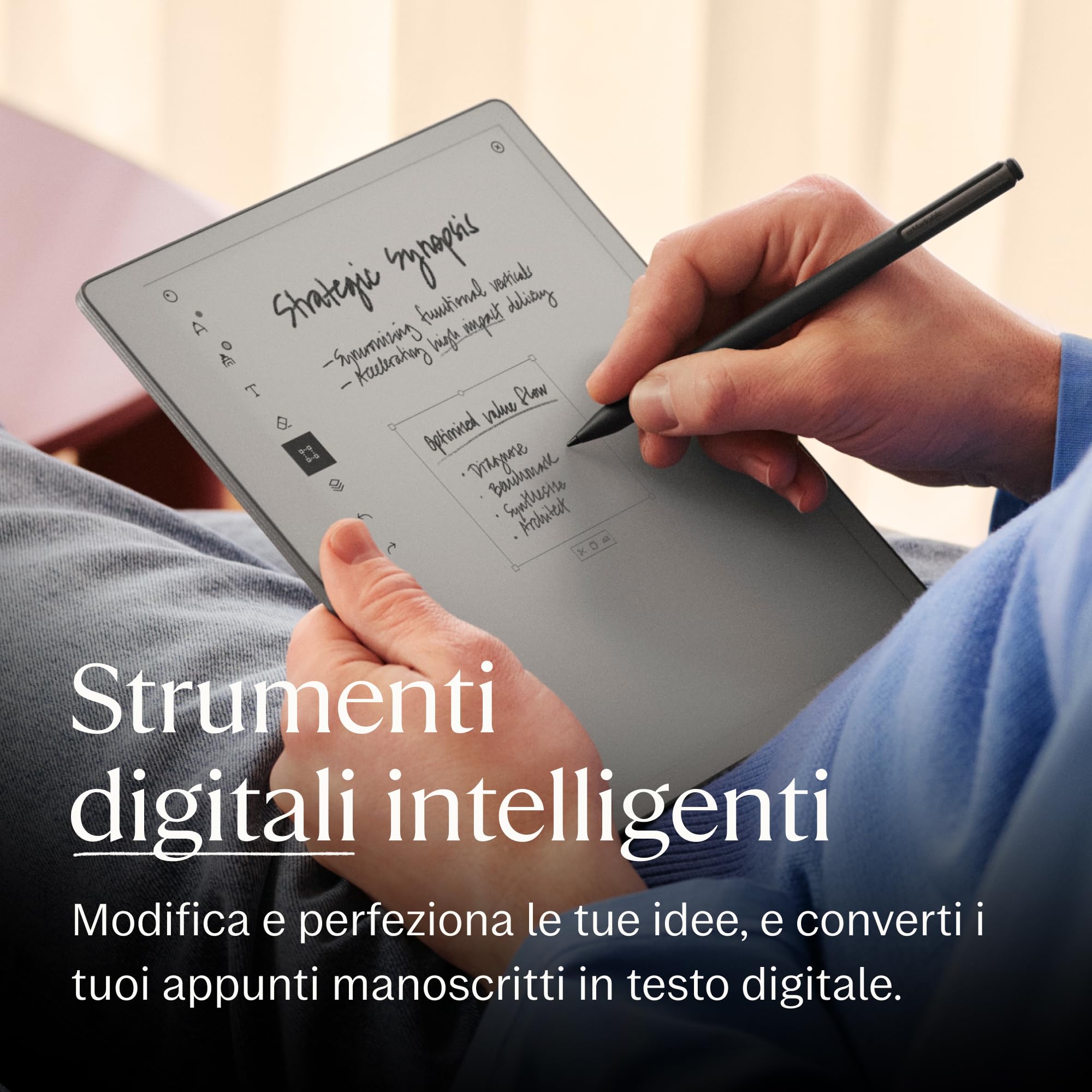 reMarkable Paper Pure – Tablet di carta con schermo da 10,3” in bianco e nero con penna Marker – Blocco note digitale per pensare, scrivere e leggere meglio