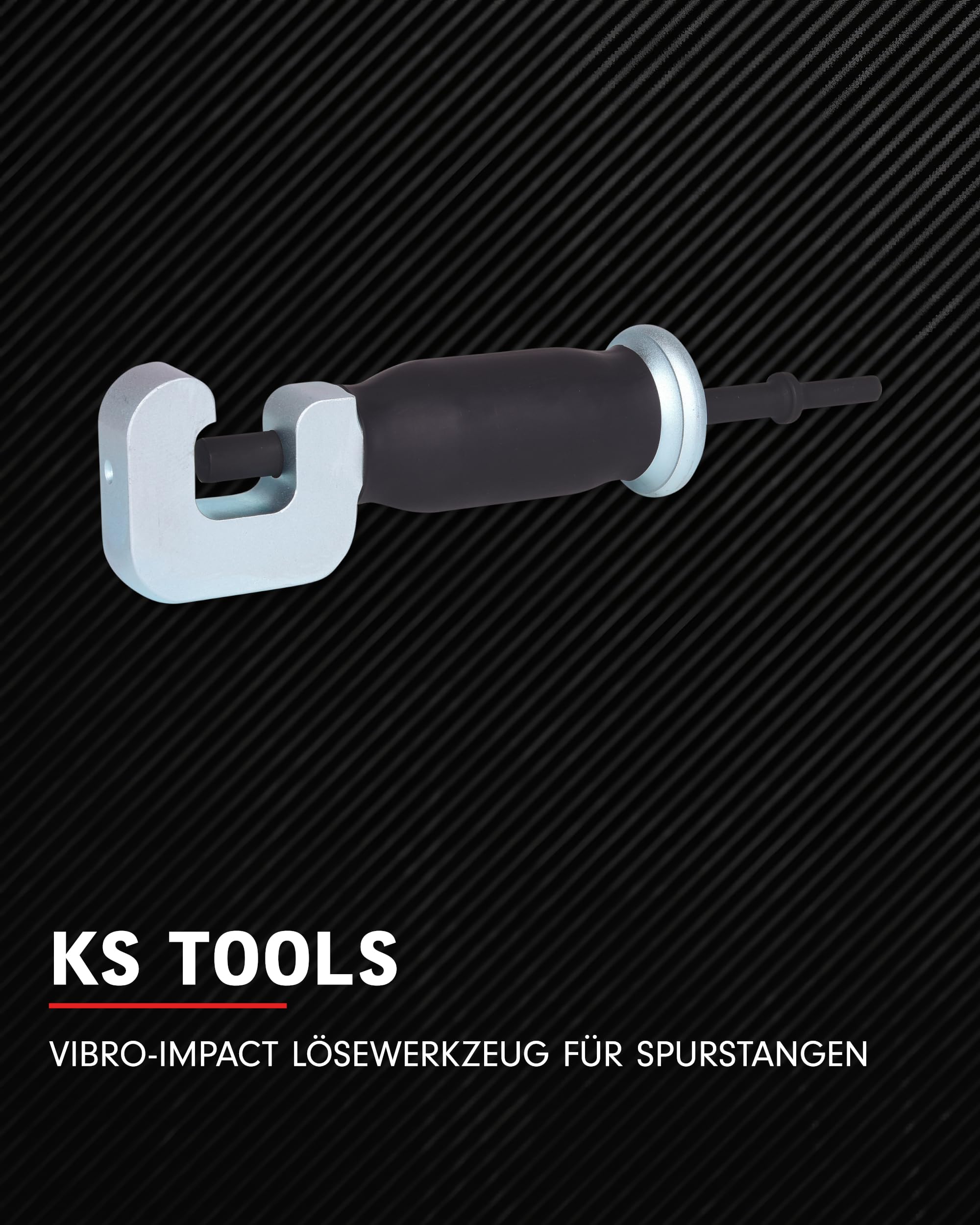 KS Tools Vibro-Impact Lösewerkzeug für Spurstangen 150.1608 I Spezialwerkzeug KFZ zum Lösen von Spurstangen, Konterverschraubungen & Achsenverschraubungen