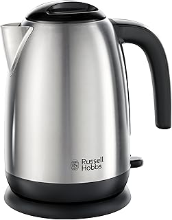Russell Hobbs 23910 Adventure Bouilloire électrique en acier inoxydable brossé, Poignée ouverte, 3000 W 1,7 L Bouilloire brossée 1.7 Litre brossé