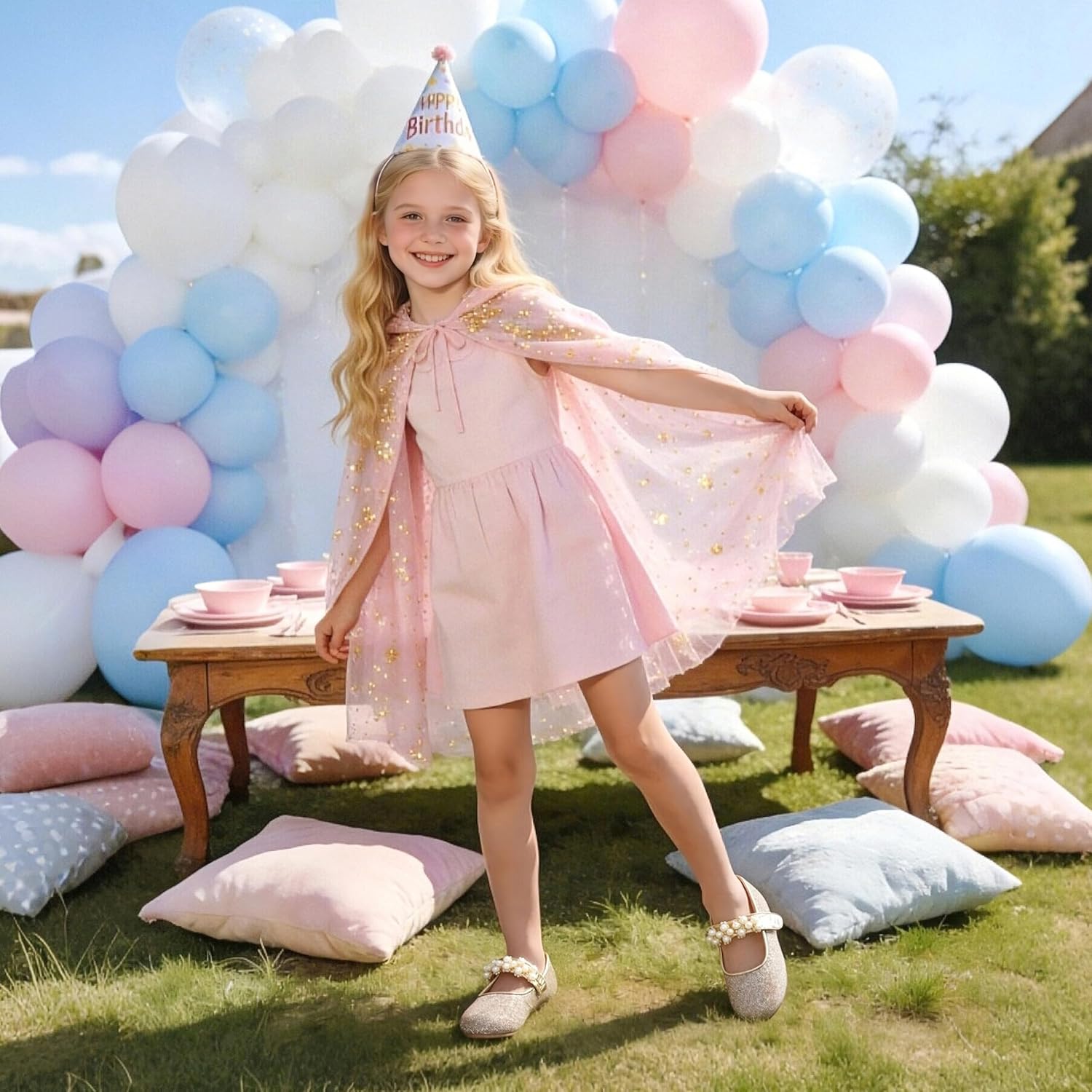 Felix & Flora Toddler Flower Girl Dress Shoes - Girl Ballet Flats Party School Shoes Wedding - Image 2