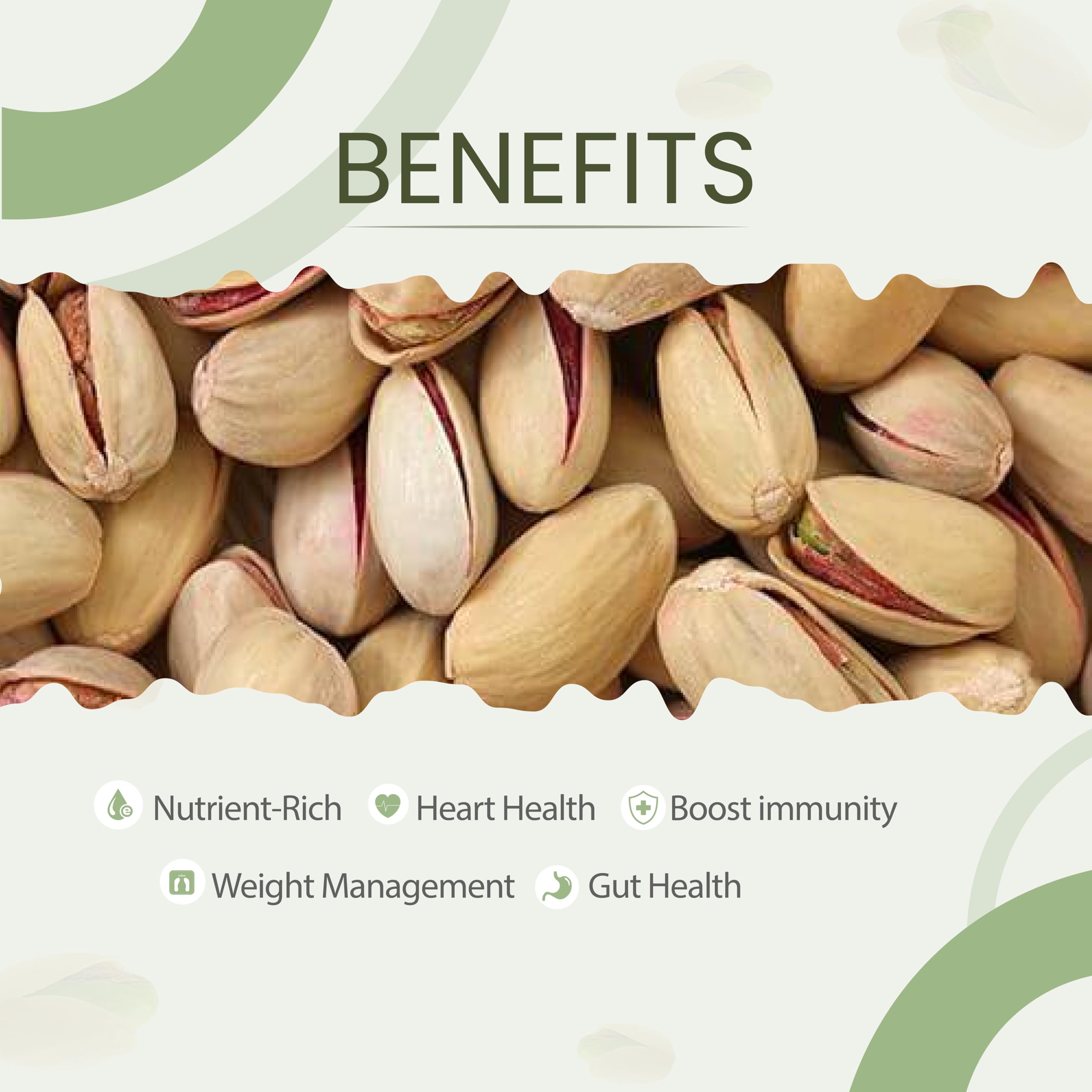 Eatmate Premium Pistachios 500g | Crunchy & Naturally Nutritious Pista | Rich in Protein, Fiber & Essential Nutrients | Delicious Anytime Snack | Perfect for Snacking, Baking, Cooking & Desserts 2