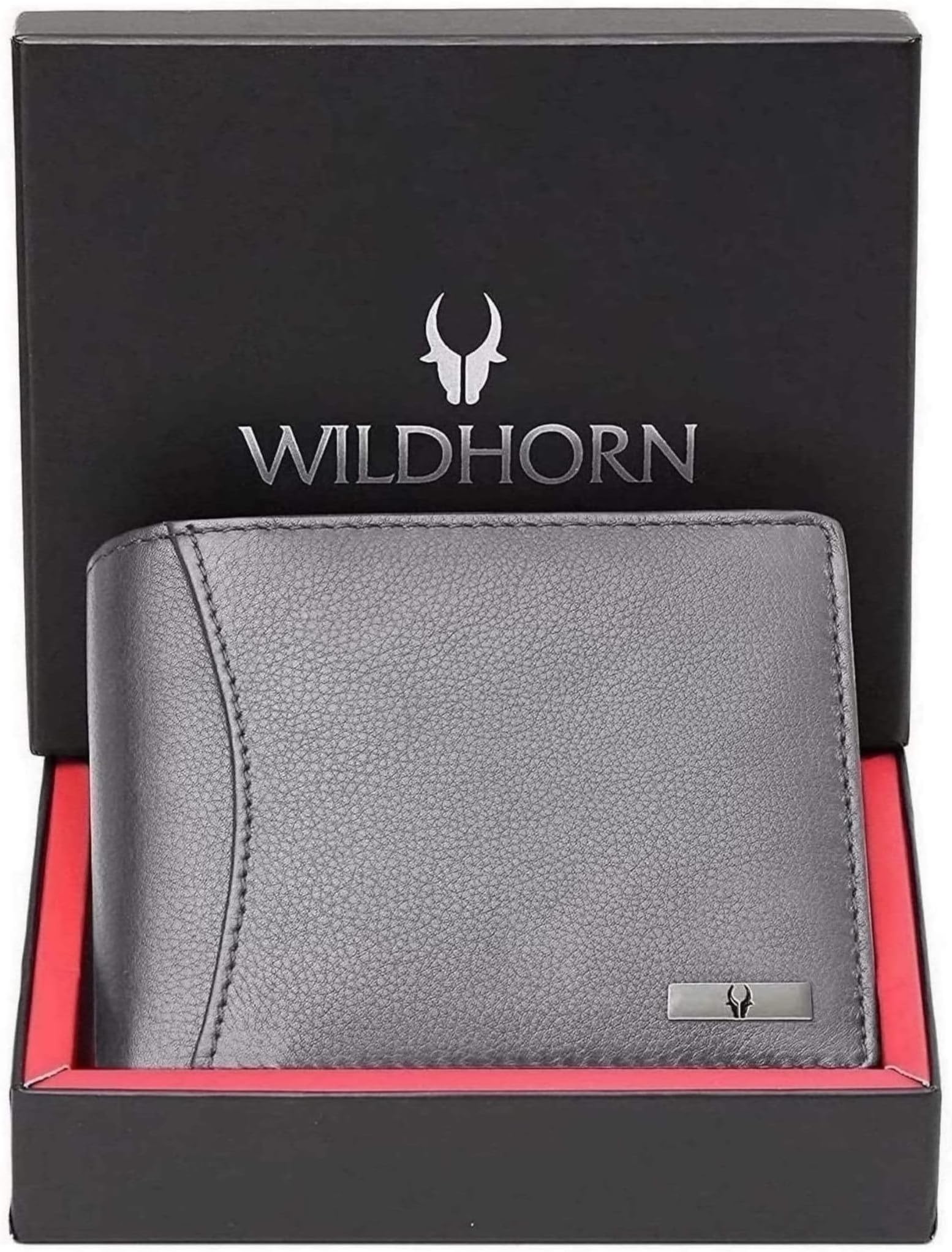 WildHorn unisex-adult Leather Wallet for Men Bi-Fold Wallet