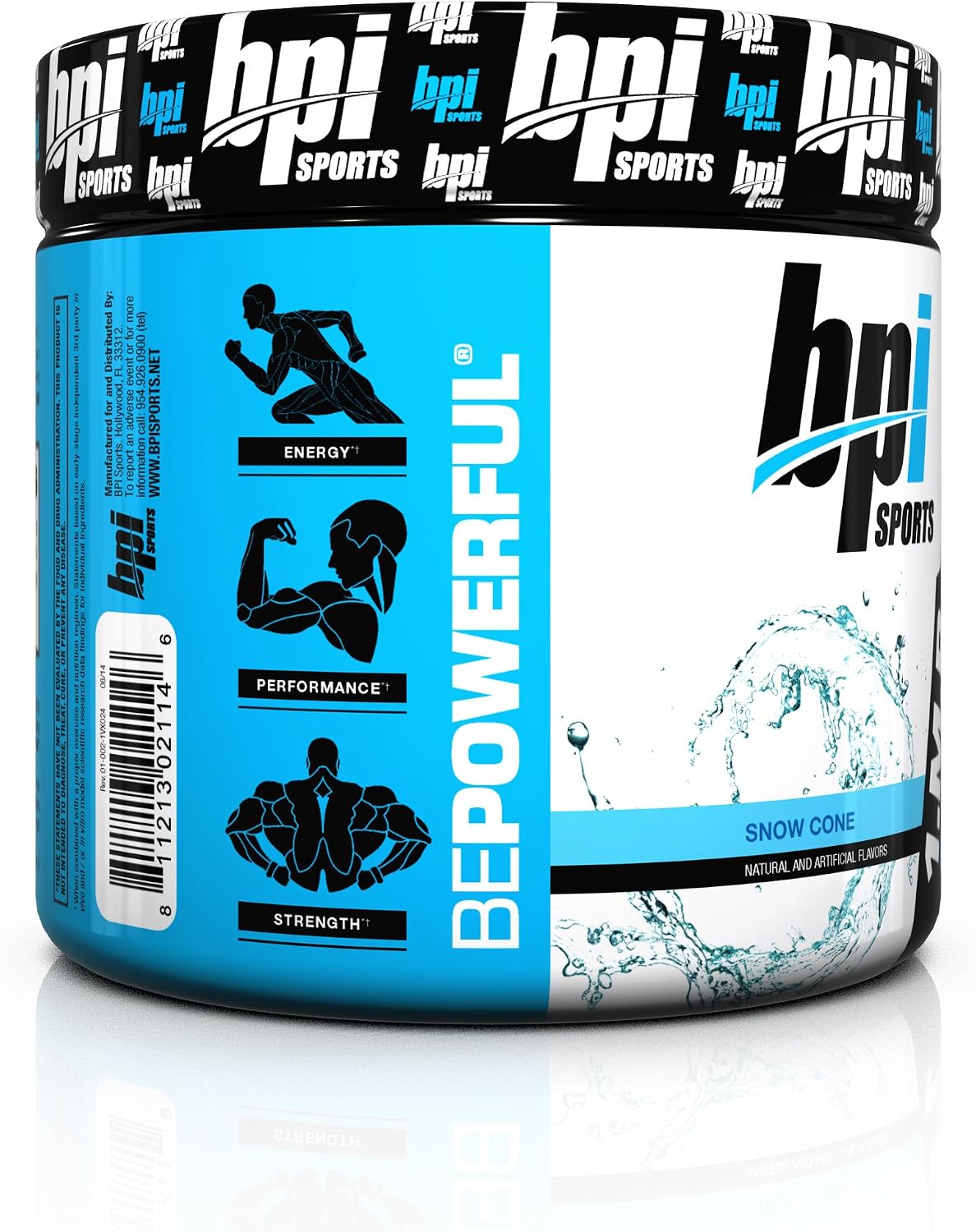 BPI Sports 1.M.R. Vortex Pre-Workout Powder, Snow Cone, 5.3 Ounce