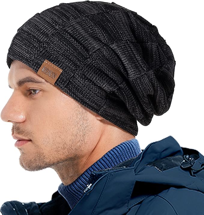 Ultra-Warm Beanie with Soft Wool Inner Lining for Comfort