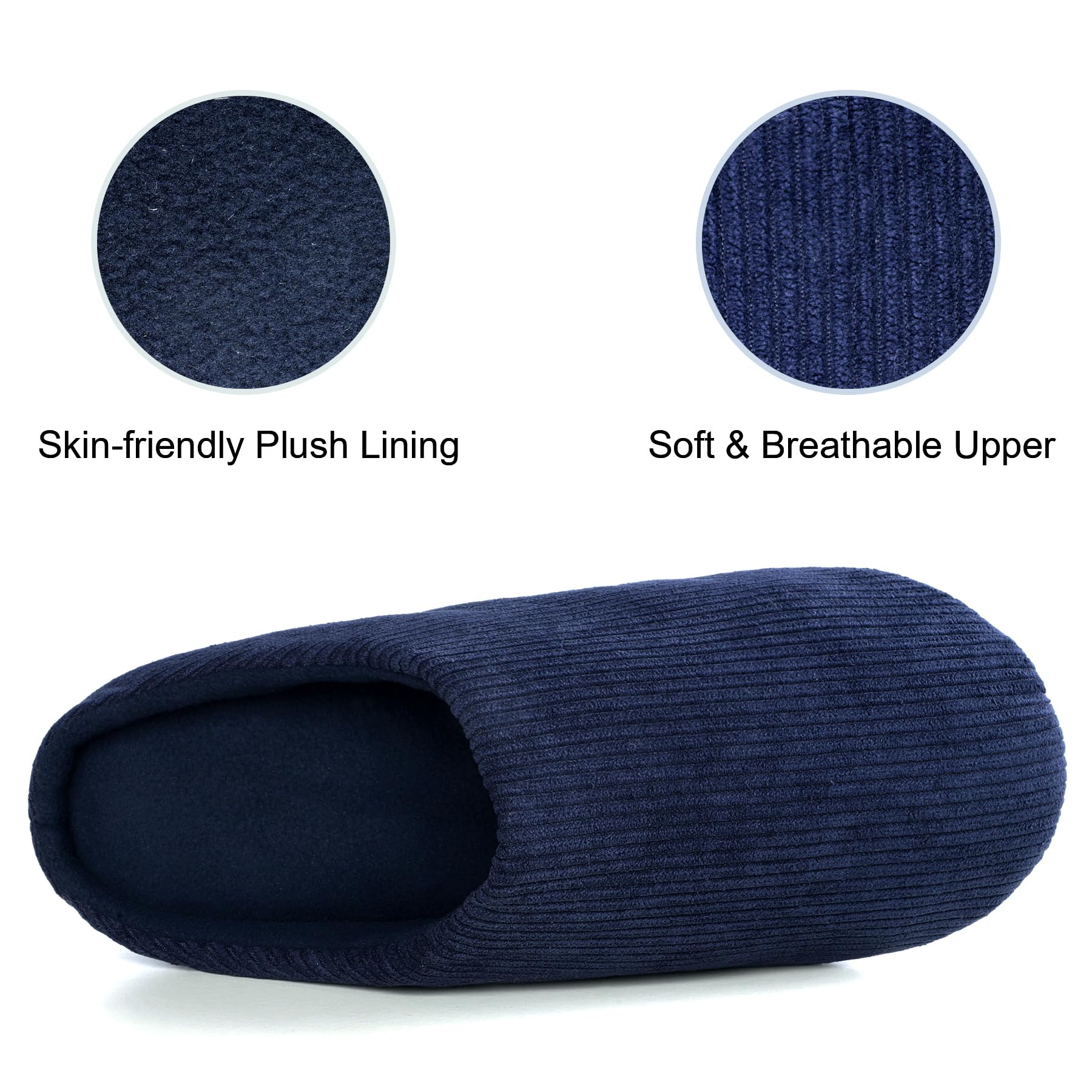 Knixmax Pantofole da Casa da Uomo Donna Memory Foam Pantofole Invernali Morbide e Calde Slippers