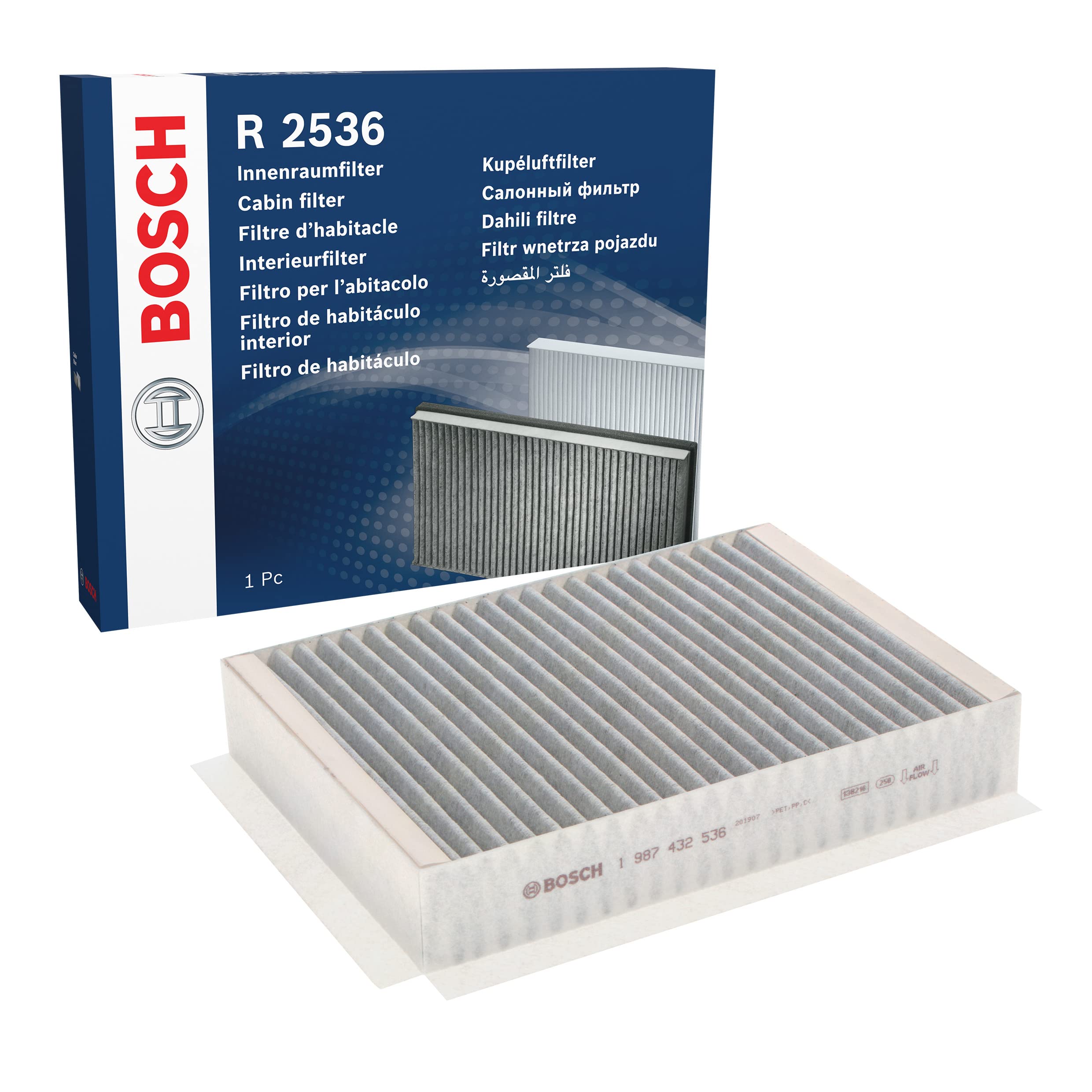 ✅Fits BOSCH 1 987 432 536 CABIN FILTER WEG. ACT.   ⭐UK Seller⭐