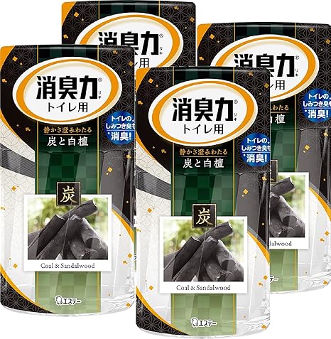 Amazon まとめ買い トイレの消臭力 トイレ用 炭と白檀の香り 400ml 4個 トイレ 置き型 消臭剤 消臭 芳香剤 消臭力 ドラッグストア Amazon まとめ買い トイレの消臭力 トイレ用 炭と白檀の香り 400ml 4個 トイレ 置き型 消臭剤 消臭 芳香剤 消臭力 ドラッグストア