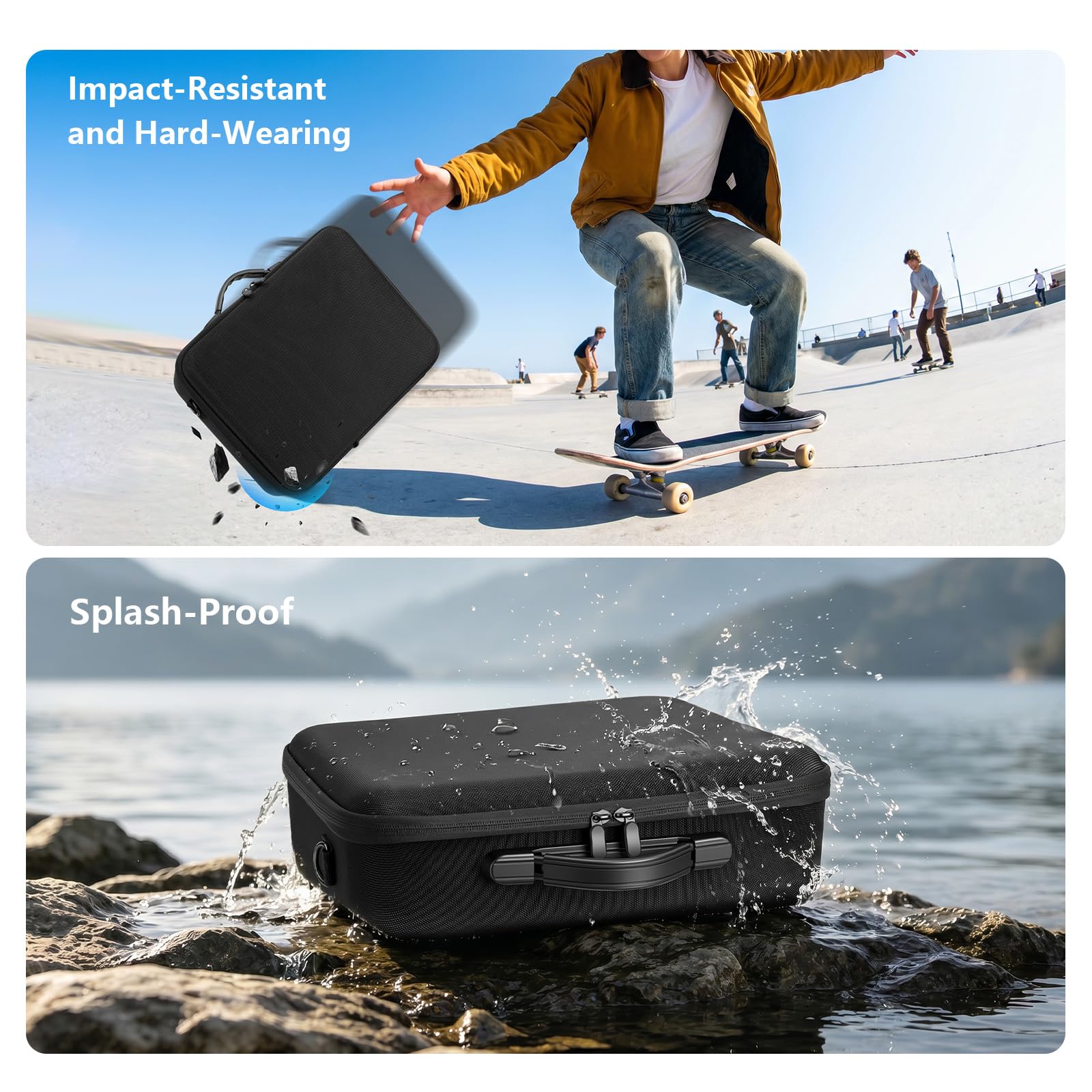 FPVtosky Etui na DJI Neo 2, przenośna torba na Neo 2 Motion Fly More Combo, RC Motion 3, gogle N3, baterie i akcesoria do koncentratora ładowania, etui podróżne z paskiem na ramię i przegrodami (tylko