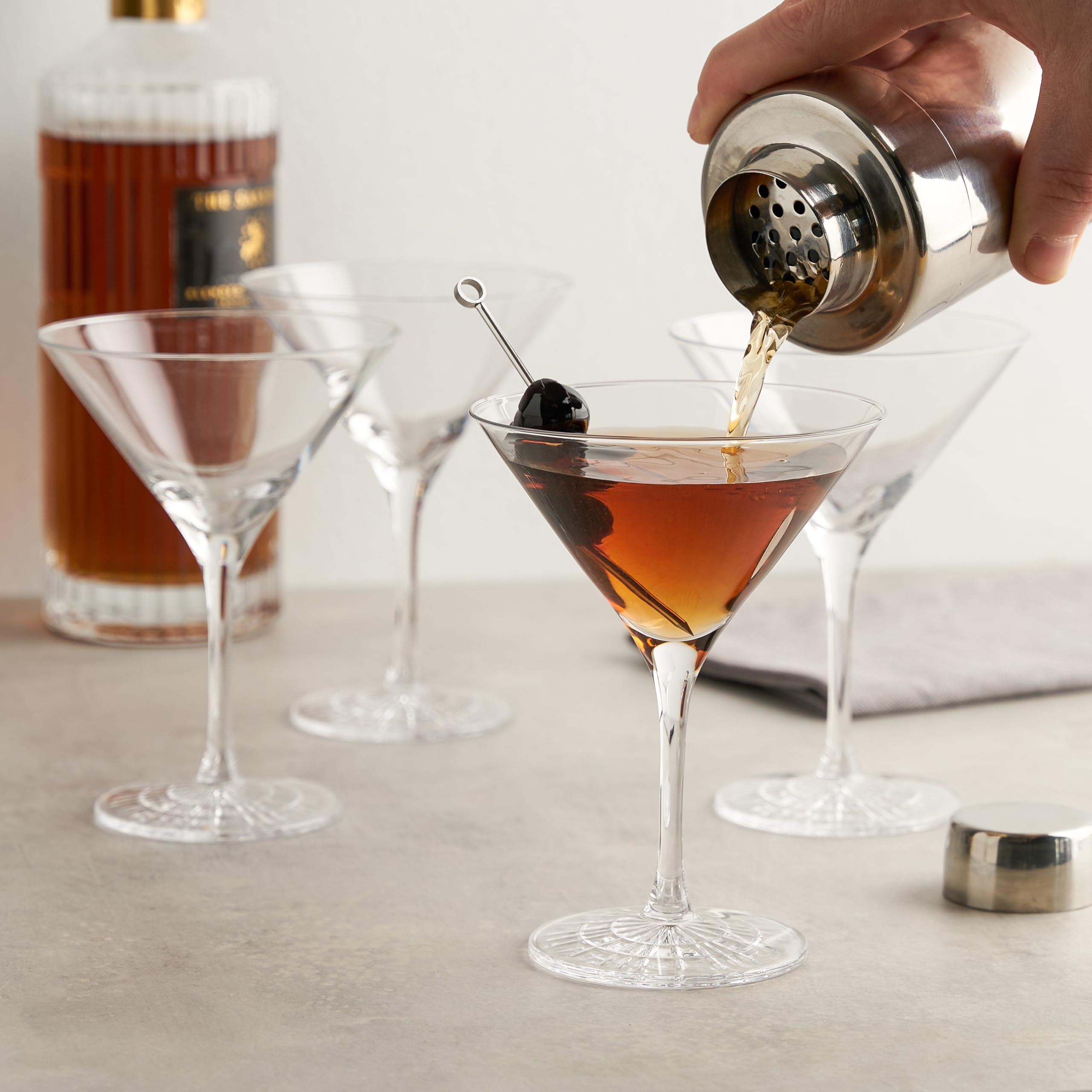 Spiegelau & Nachtmann Serve 4500175 - Juego de 4 Copas de cóctel (Cristal, 165 ml)