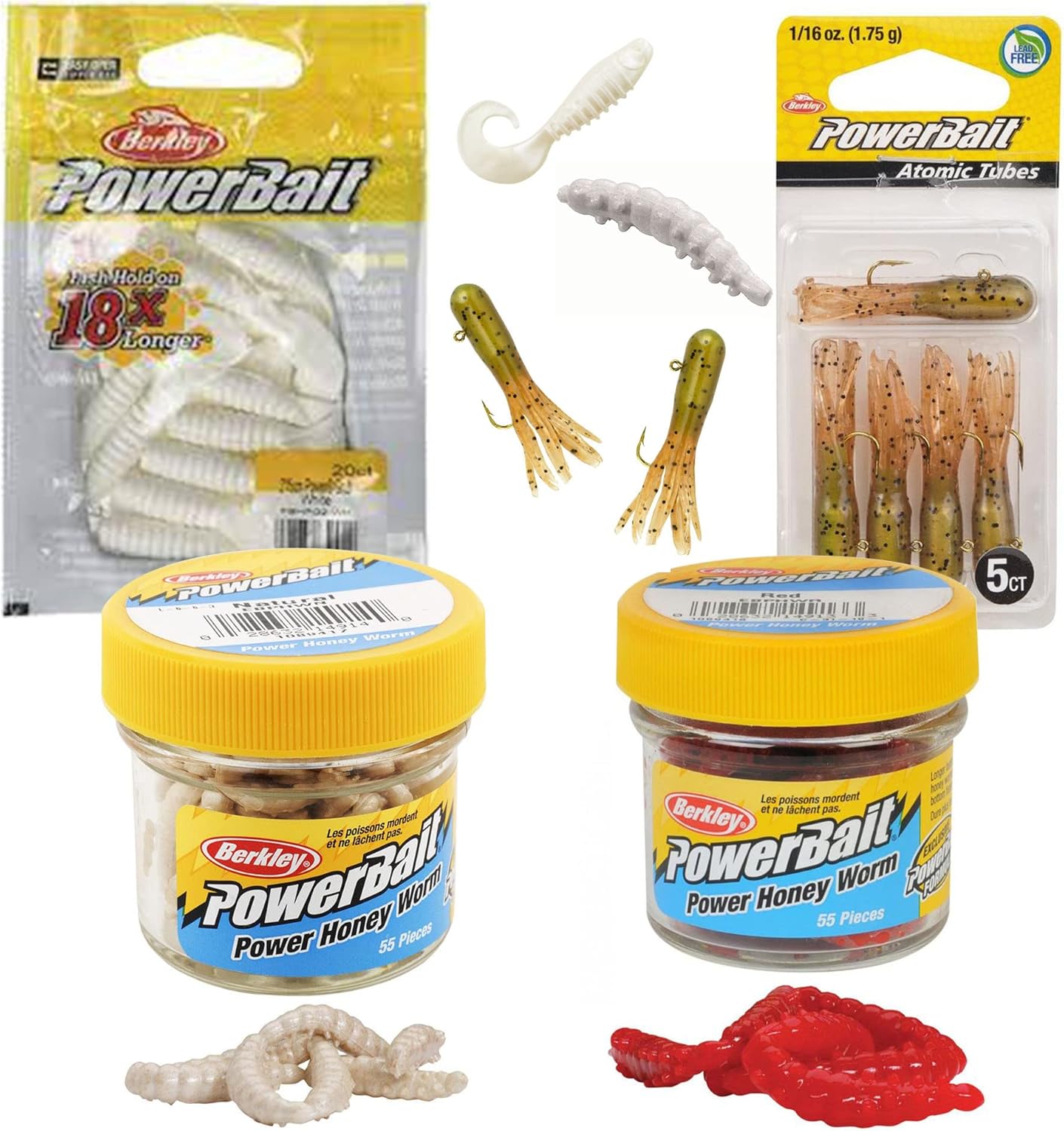 Buy Lurwind Top 5 Berkley Panfish Fishing Bait Bundle Crappie & amp