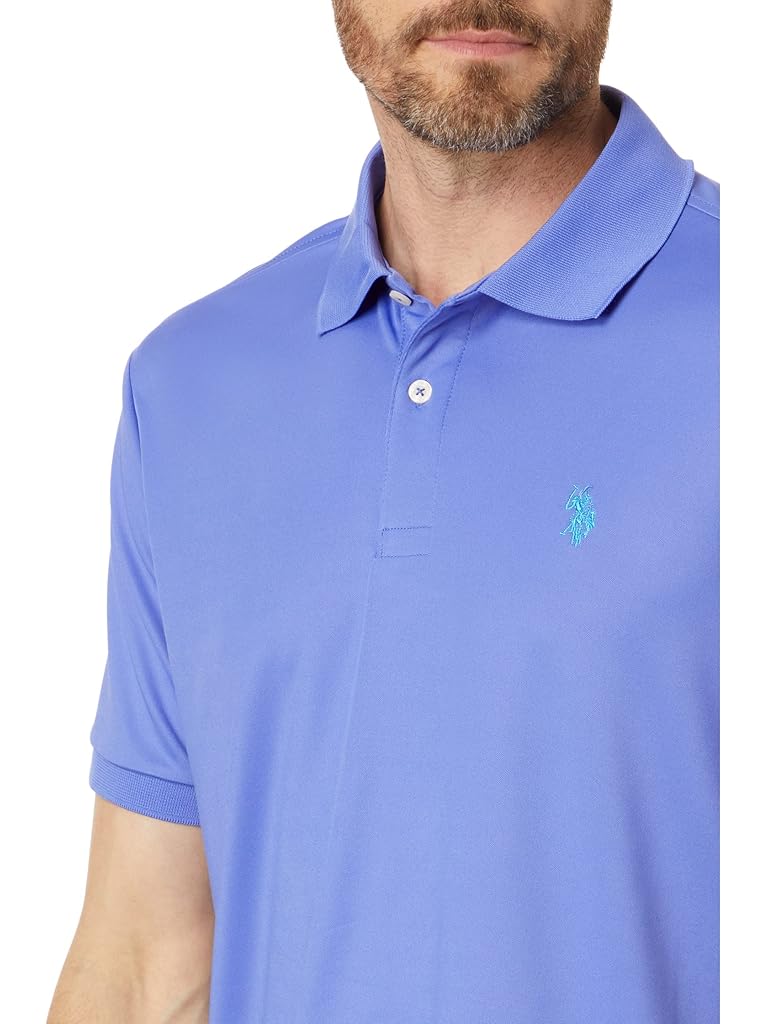 U.S. POLO ASSN. Classic Fit Interlock Solid Polo Shirt