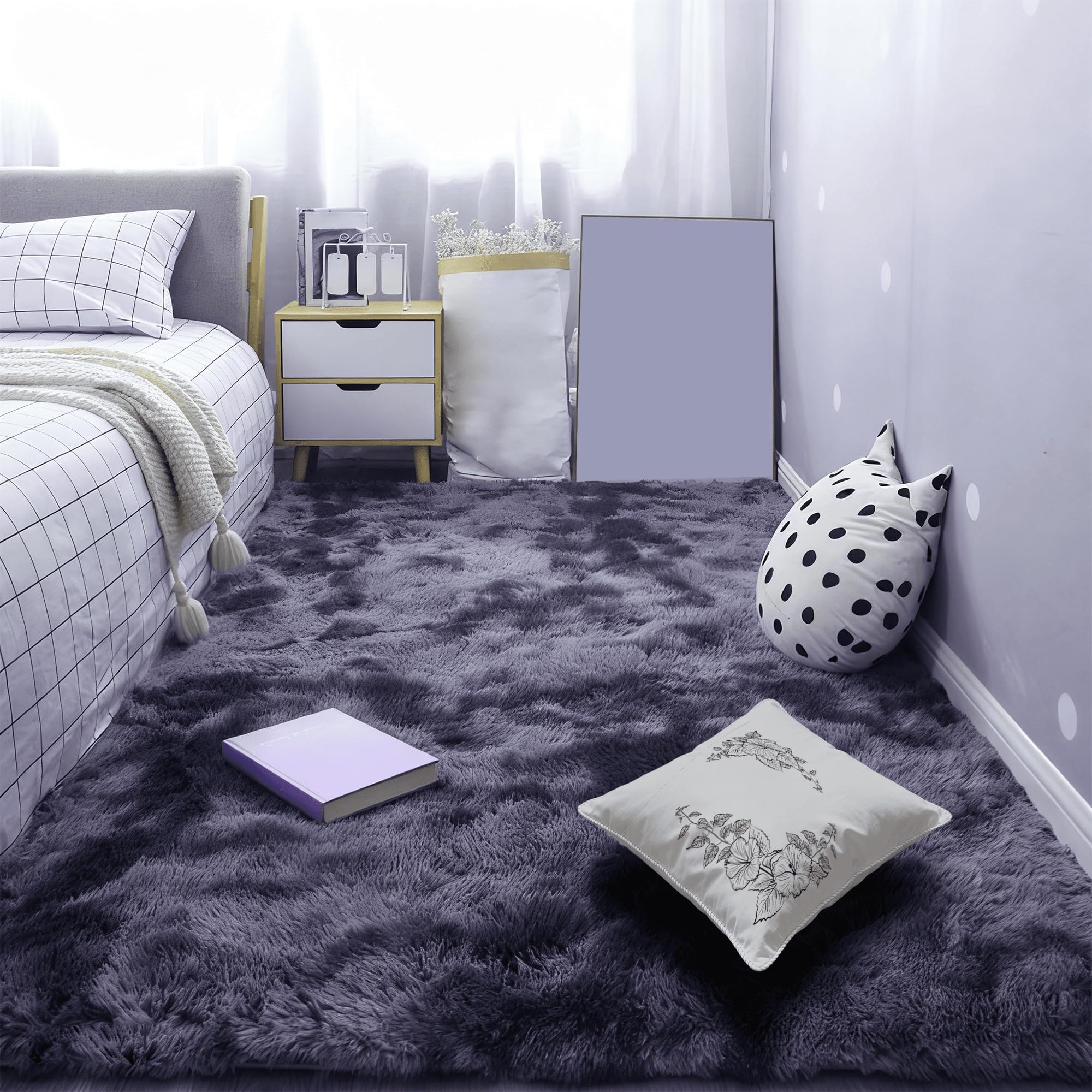 Tapis de salon moelleux pour une décoration intérieure cosy