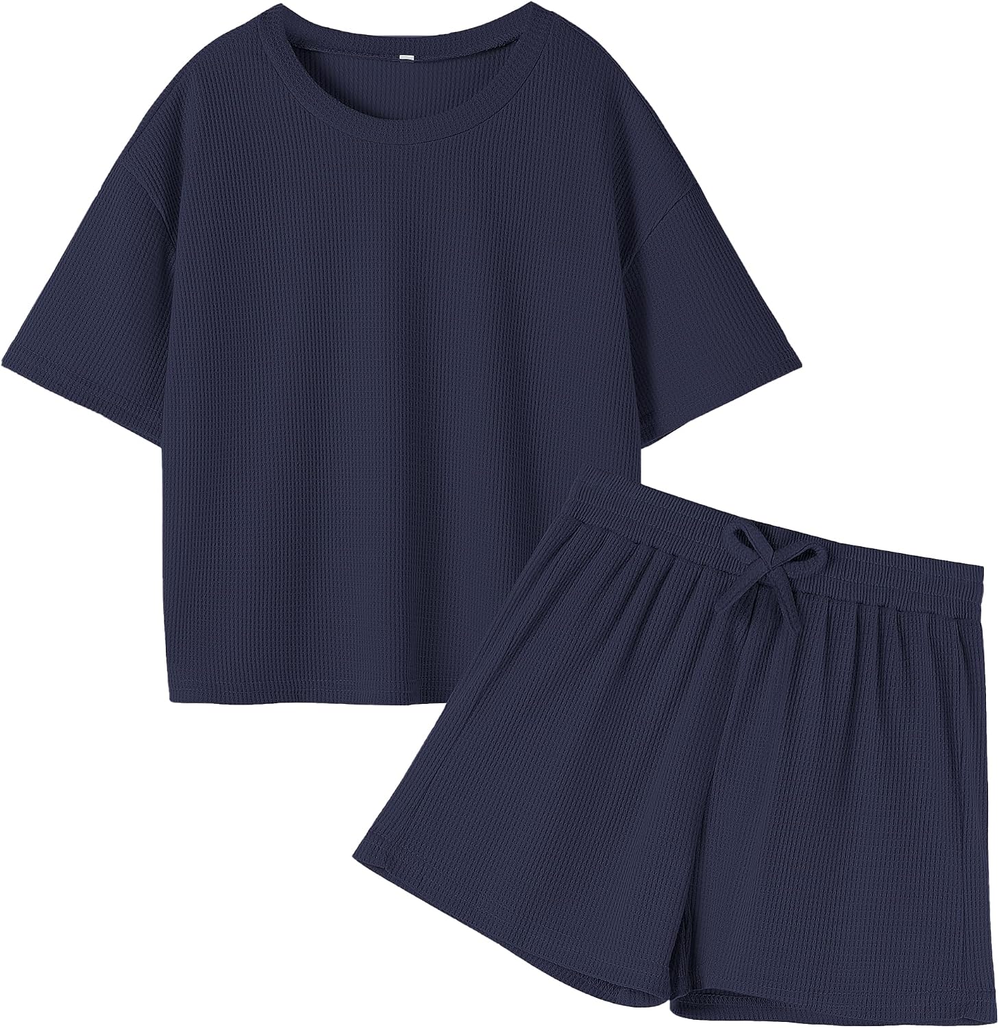 DREAM BUS Girls T-Shirts and Shorts Set 2 Pieces Teen Girls Summer Matching Outfit Solid Trendy Clothes for Little Girl