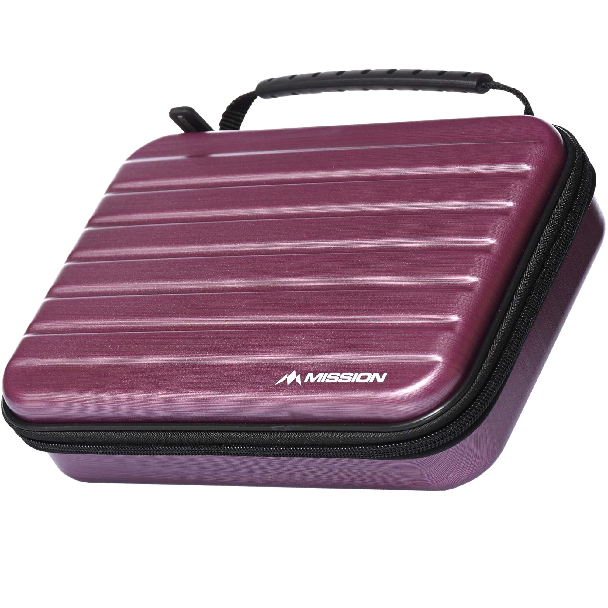 Mission Darts W244 ABS-4 | Slimline Darts Case with Metallic ABS, Purple