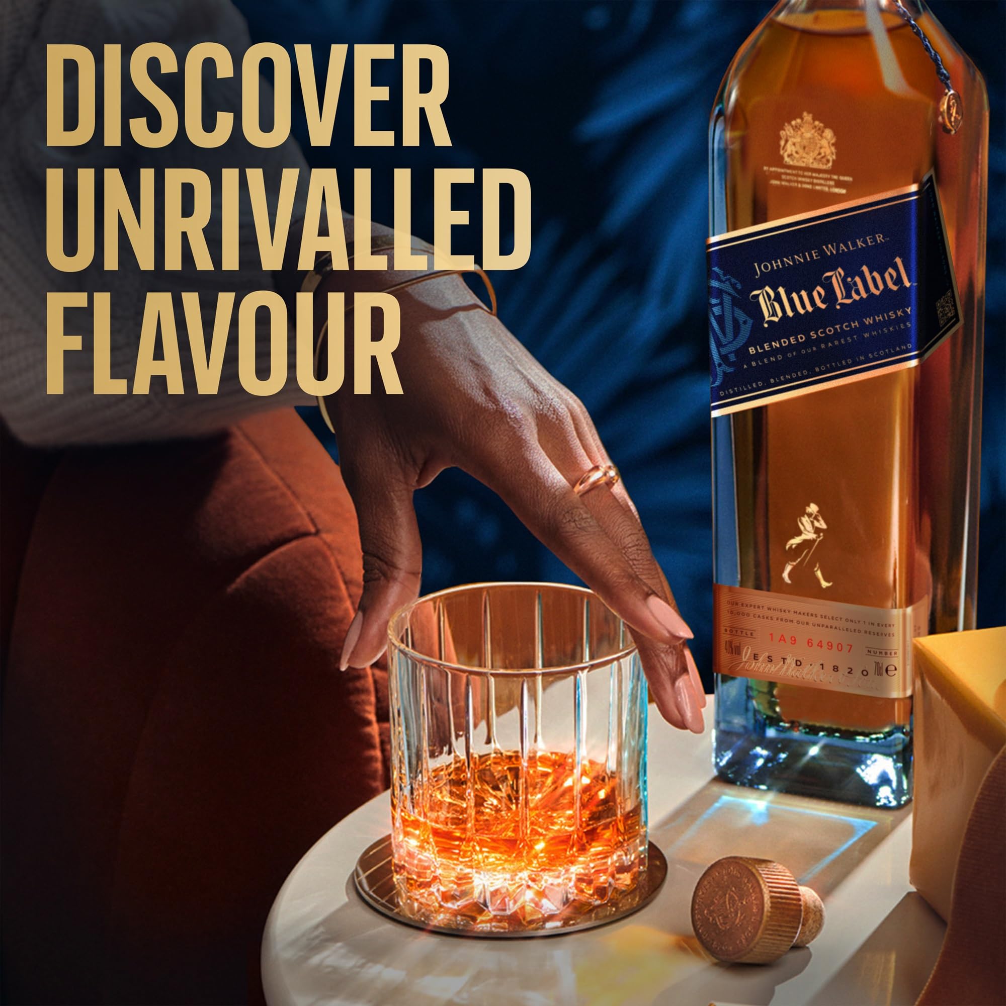 Johnnie Walker - Blue Label - Whisky : Amazon.co.uk: Grocery
