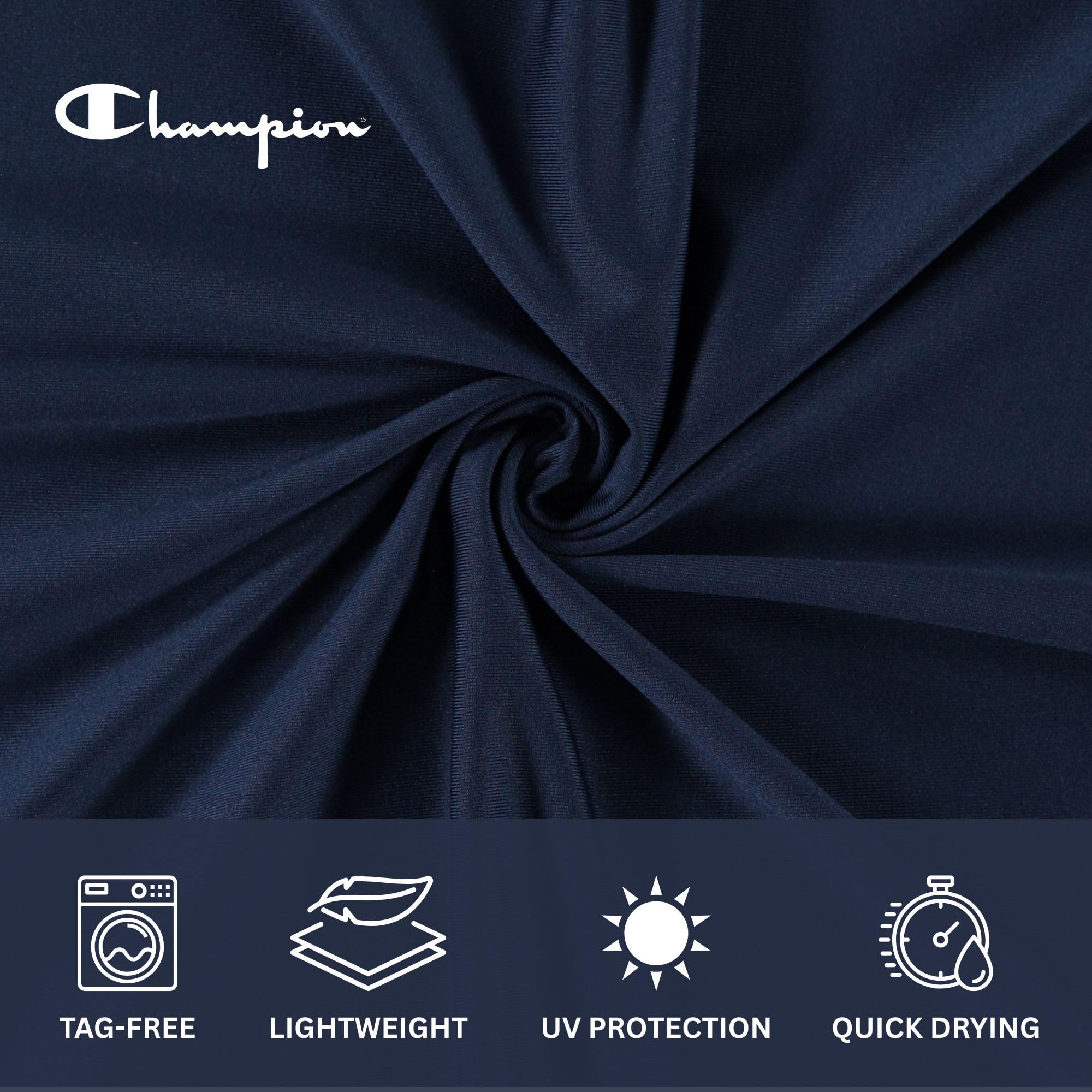 Champion Rash Guard - Maglietta da donna a maniche corte, protezione UPF 50+, SPF e protezione UV