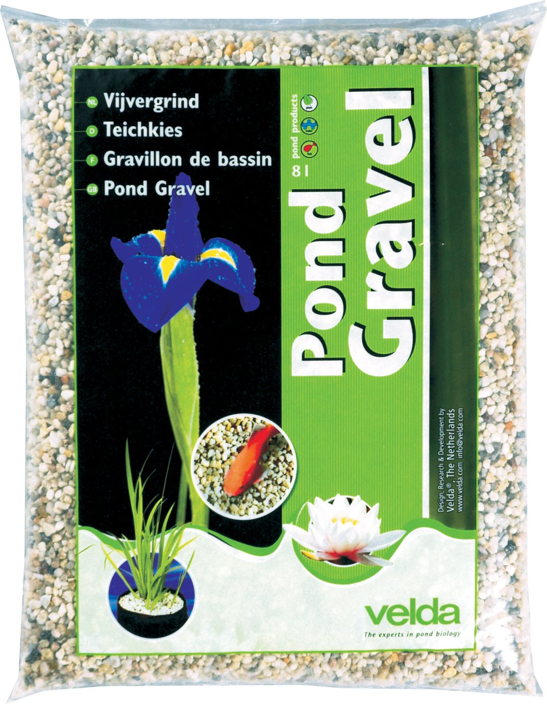 Velda Gravier de bassin clair 8/12 mm 8 kg