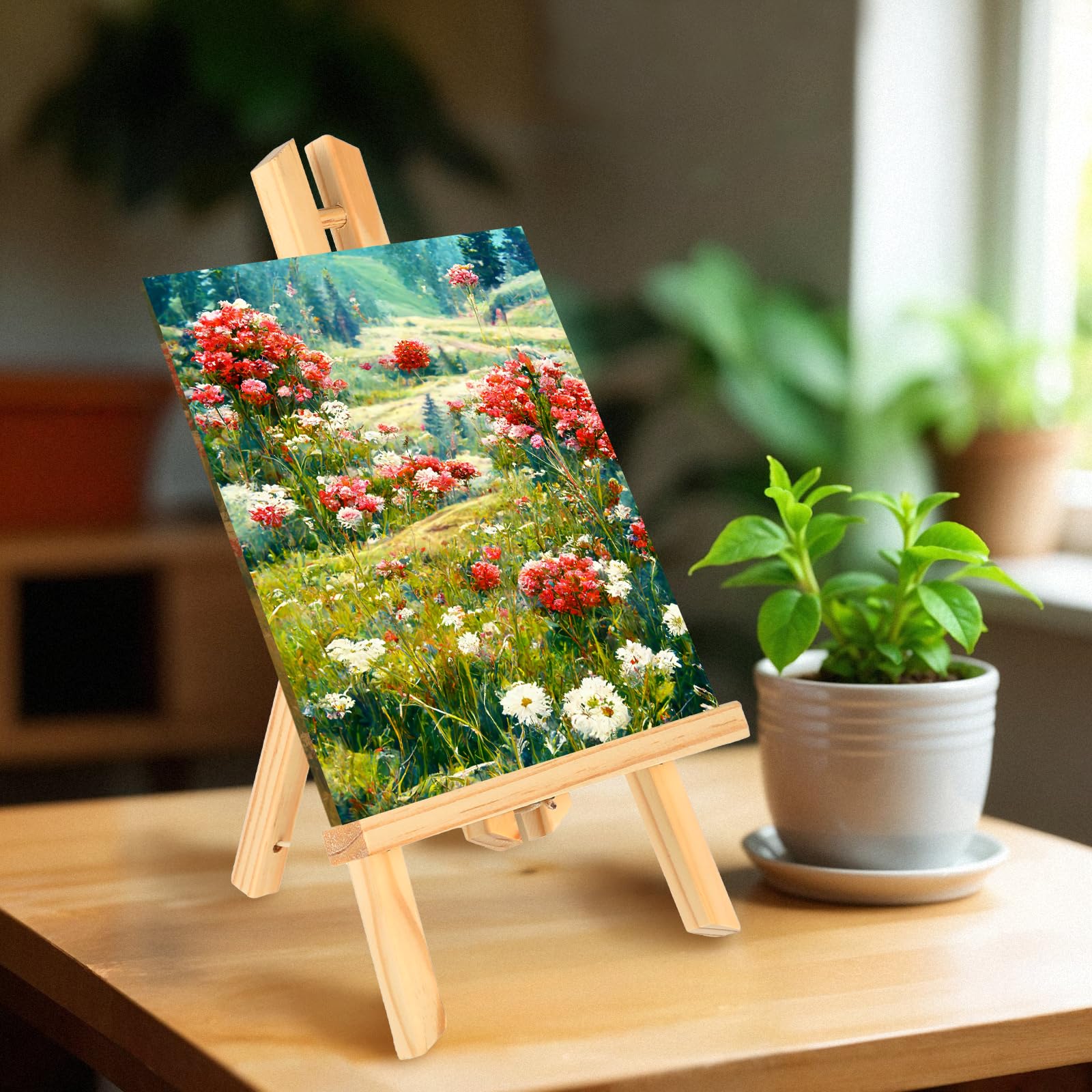 Cavalletto Pittura - Cavalletto per Dipingere - Alto 30 cm - Cavalletto Pittura Bambini - Pieghevole e Salvaspazio - Ideale per Pittura, Arte e Lavori Manuali Per Bambini