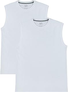 Men's Eversoft Cotton Sleeveless T Shirts, Breathable &...