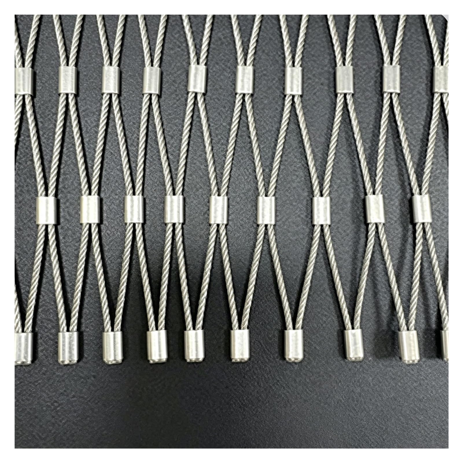 Malla Cuerda Flexible Fácil Estirar Mallas Alambre Red Cable Inoxidable 304 | Vallas, Zoológicos, Balcones(3x2m)