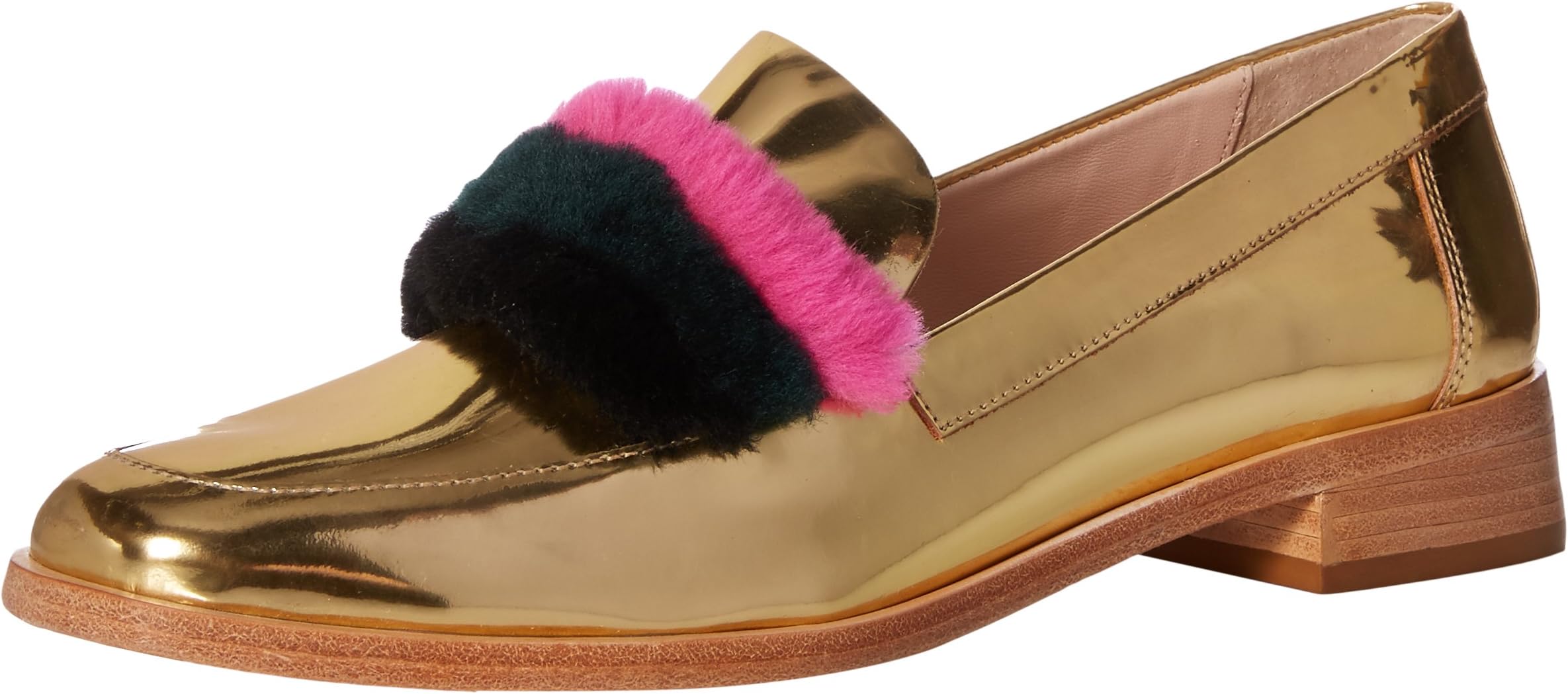 Loeffler Randall Women's Greta (Patent/Shearling) Penny Loafer