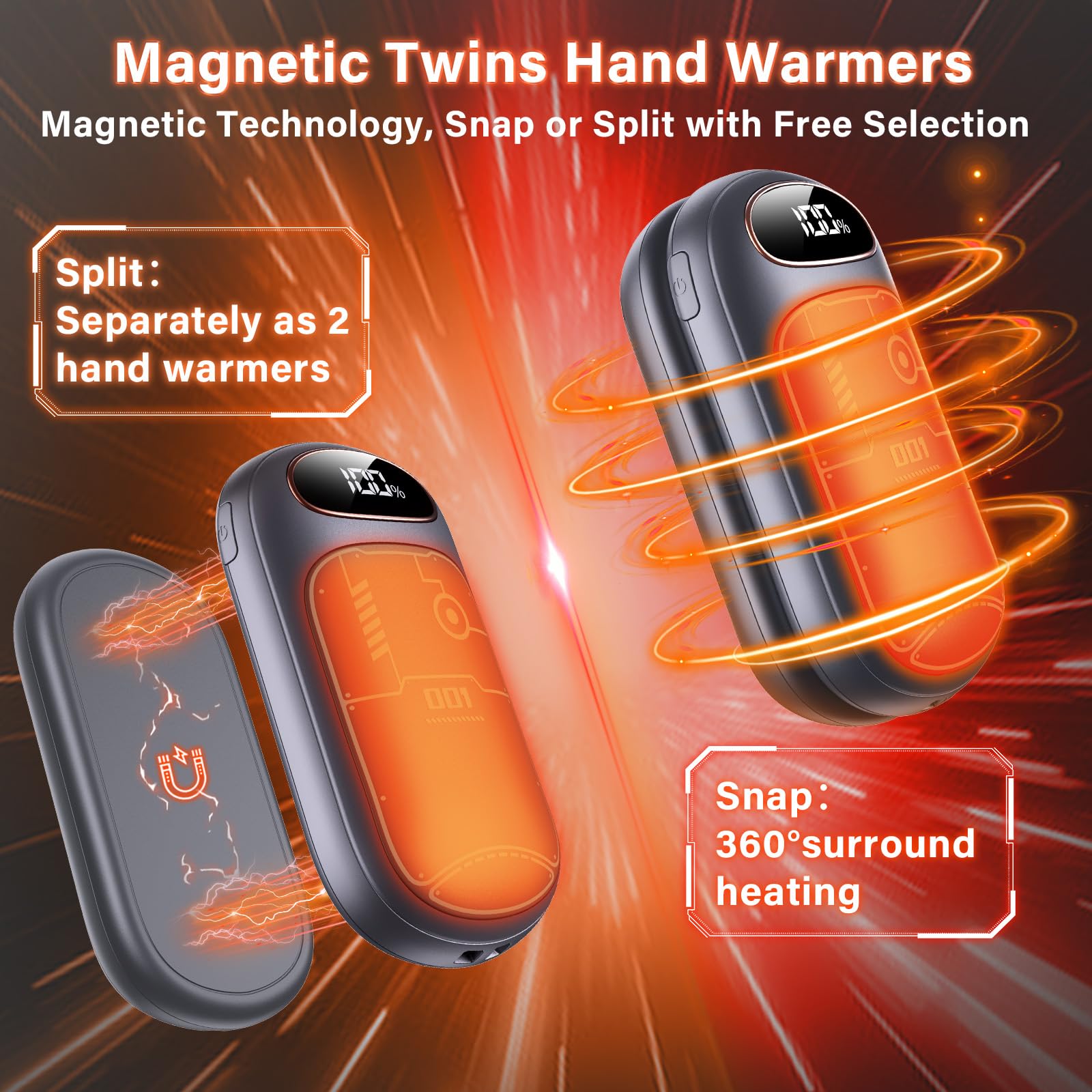 Magnetic Hand Warmer Mini - Convenient Heating Pad
