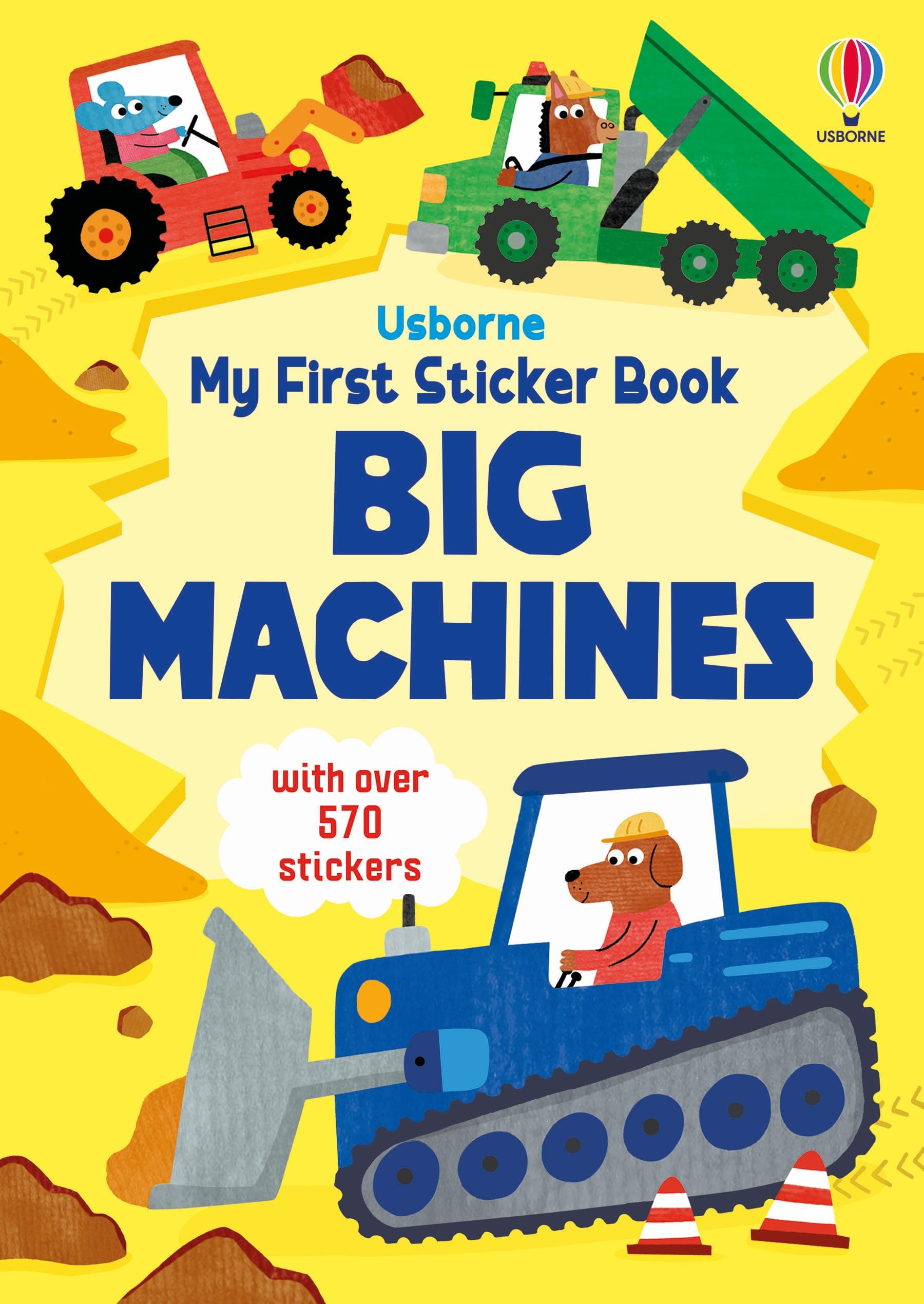My First Sticker Book Big Machines by Jane Bingham Paperback