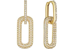 14k Gold SweetV 2-in-1 Women's Hoop Earrings