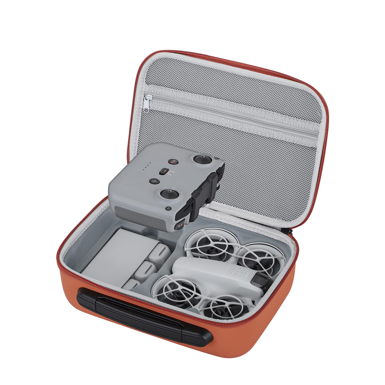 Hensych Borsa da viaggio per DJI Neo, borsa da viaggio per DJI Neo Fly More Combo Drone e RC-N3, accessori di controllo remoto, custodia rigida per DJI NEO, Nero