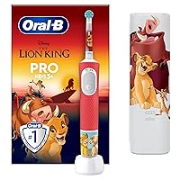 Oral-B Kids 3+ Spazzolino Elettrico Pro Kids Disney Re Leone, 1 Testina
