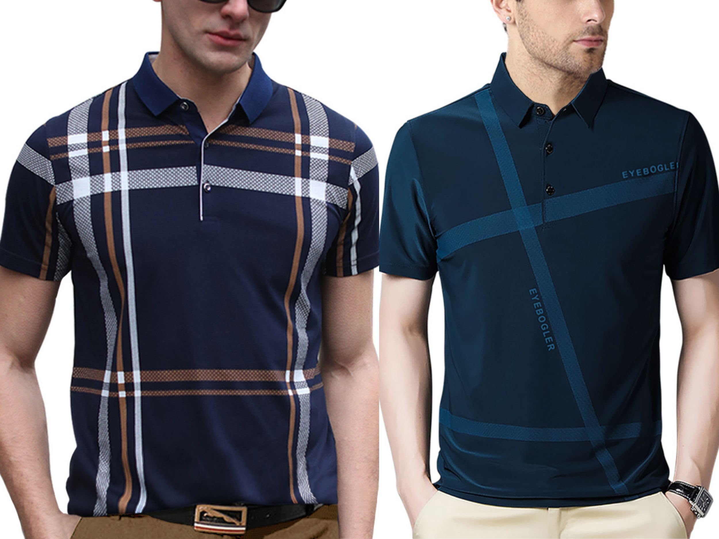 Noble MonkMen's Regular Fit Polo T Shirt |Half Sleeves |Collar Tshirts | Casual T-Shirt for Men