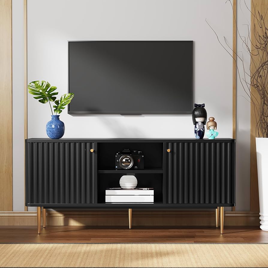 B 新品 TVボード L ローボード テレビ台 ラック 収納 AV リビング収納 Amazon｜HOLTICO(ホルティコ) テレビ台 テレビボード ローボード 収納