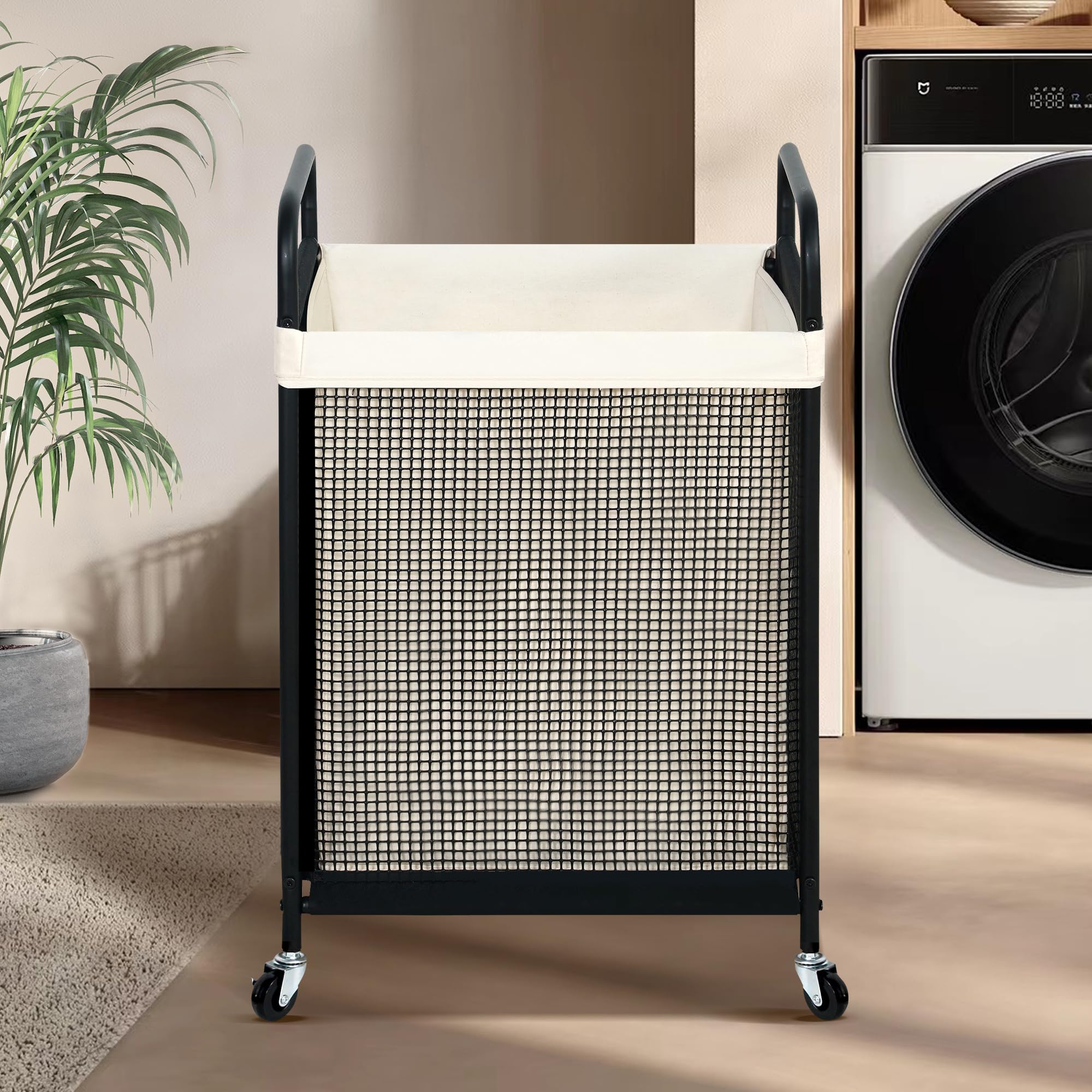 LAUNDRY ラバーコースター Amazon.com: STO STO Laundry Hamper, 90L Rolling Laundry
