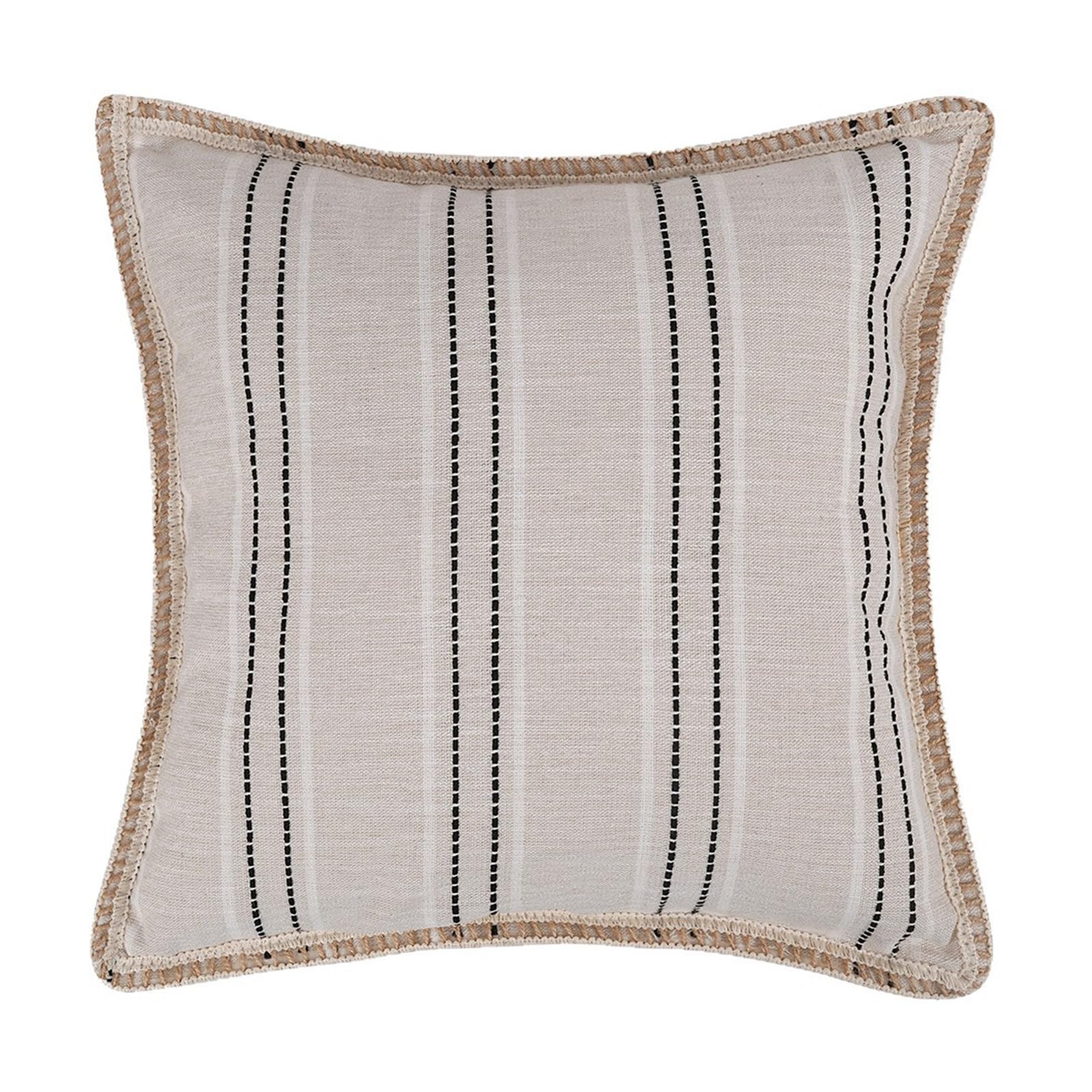 Xjdzineq Organic Linen Pillow Case Coolings Bedroom Accessory Weaving Technology Fabric Easy Maintenance Natural Fiber Pillowcase