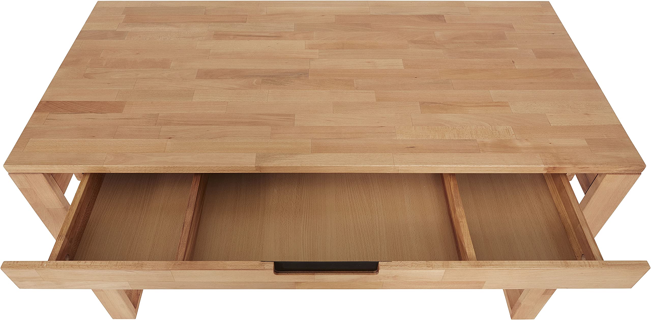 Schreibtisch mit Schublade Buche massiv geölt 140x70 cm