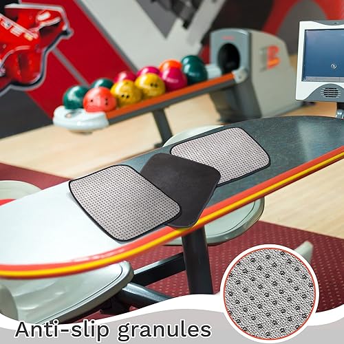 Miniatura 5 de Aoriher Paquete de 2 toallas de boliche de 9.8 x 7.8 pulgadas, bola de boliche, accesorios de microfibra para limpiar la toalla de boliche con fácil