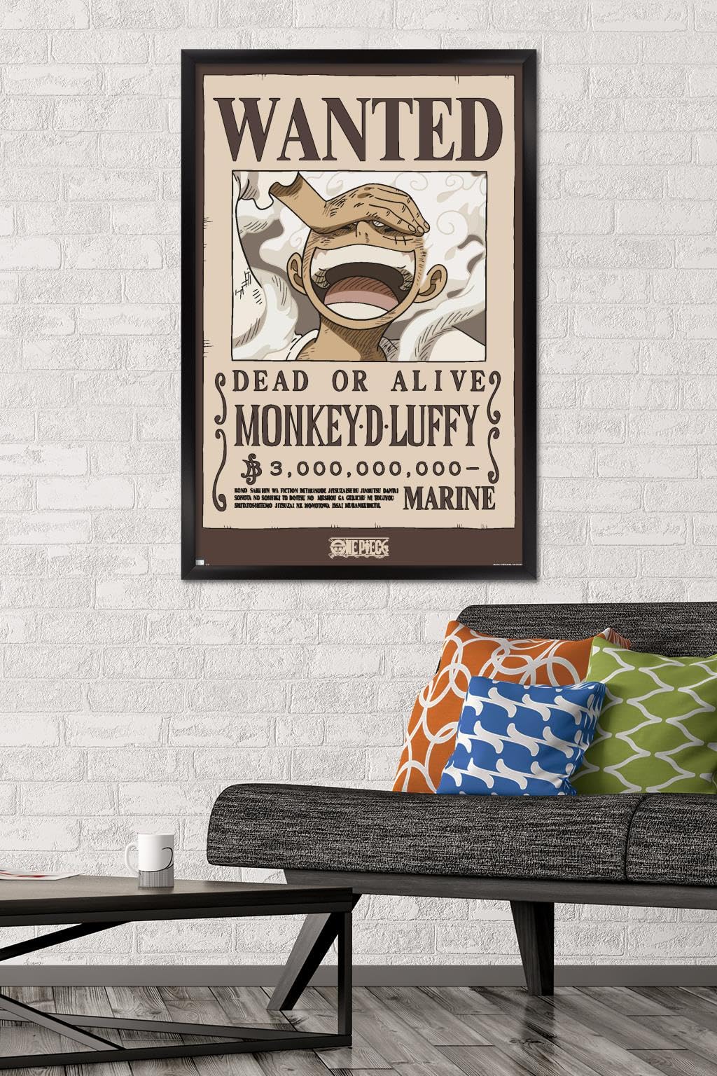 Amazon.com: One Piece - Monkey D Luffy Wanted Poster Wall Poster