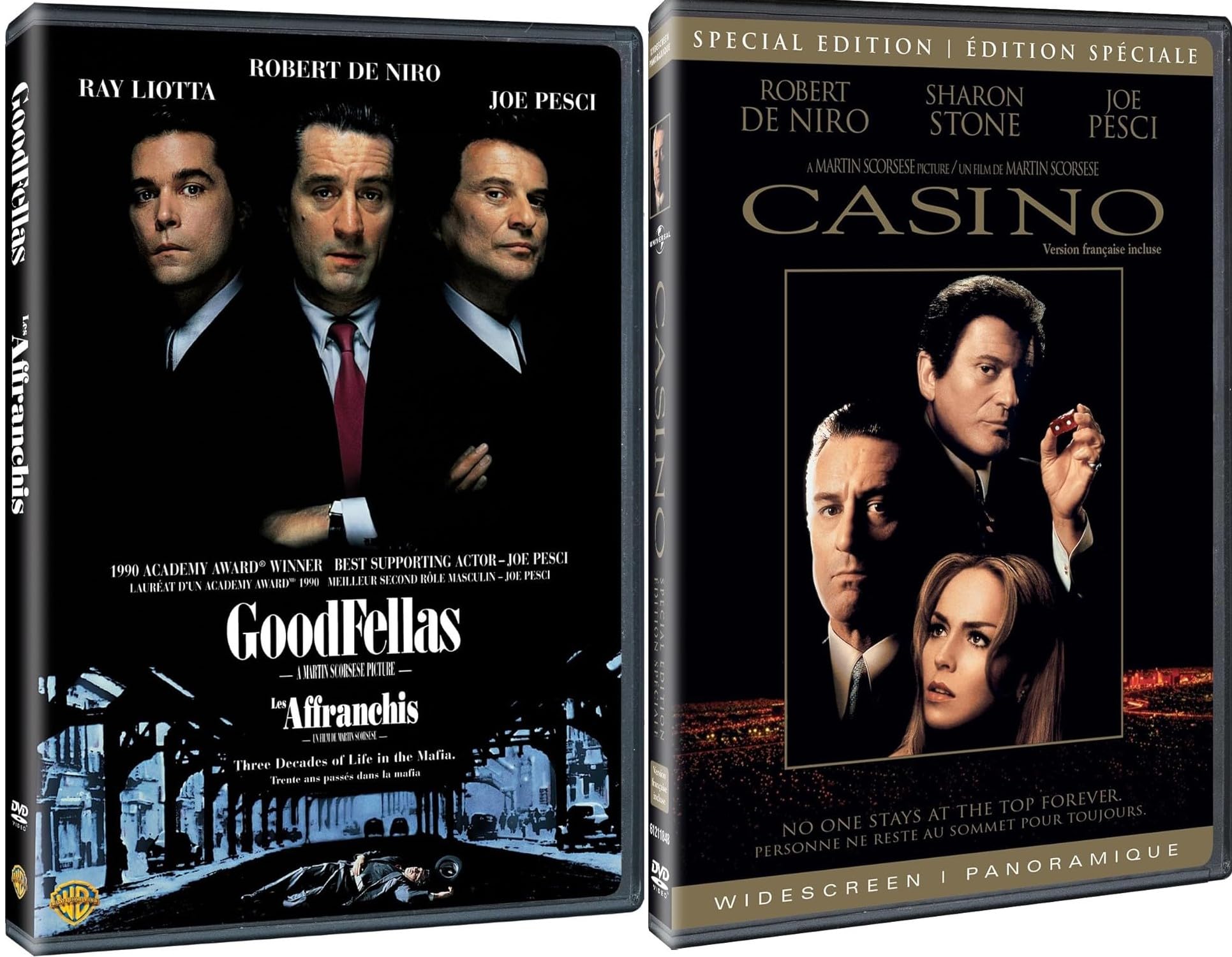 Amazon.com: GoodFellas / Casino [Scorsese & De Niro DVD-2 Pack