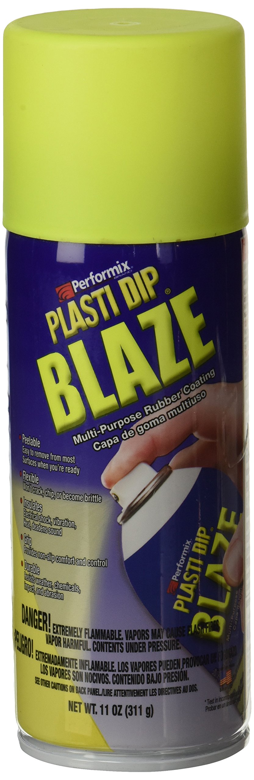 Plasti Dip Performix Intl. Mulit-Purpose Rubber Coating Spray Blaze Yellow 11oz