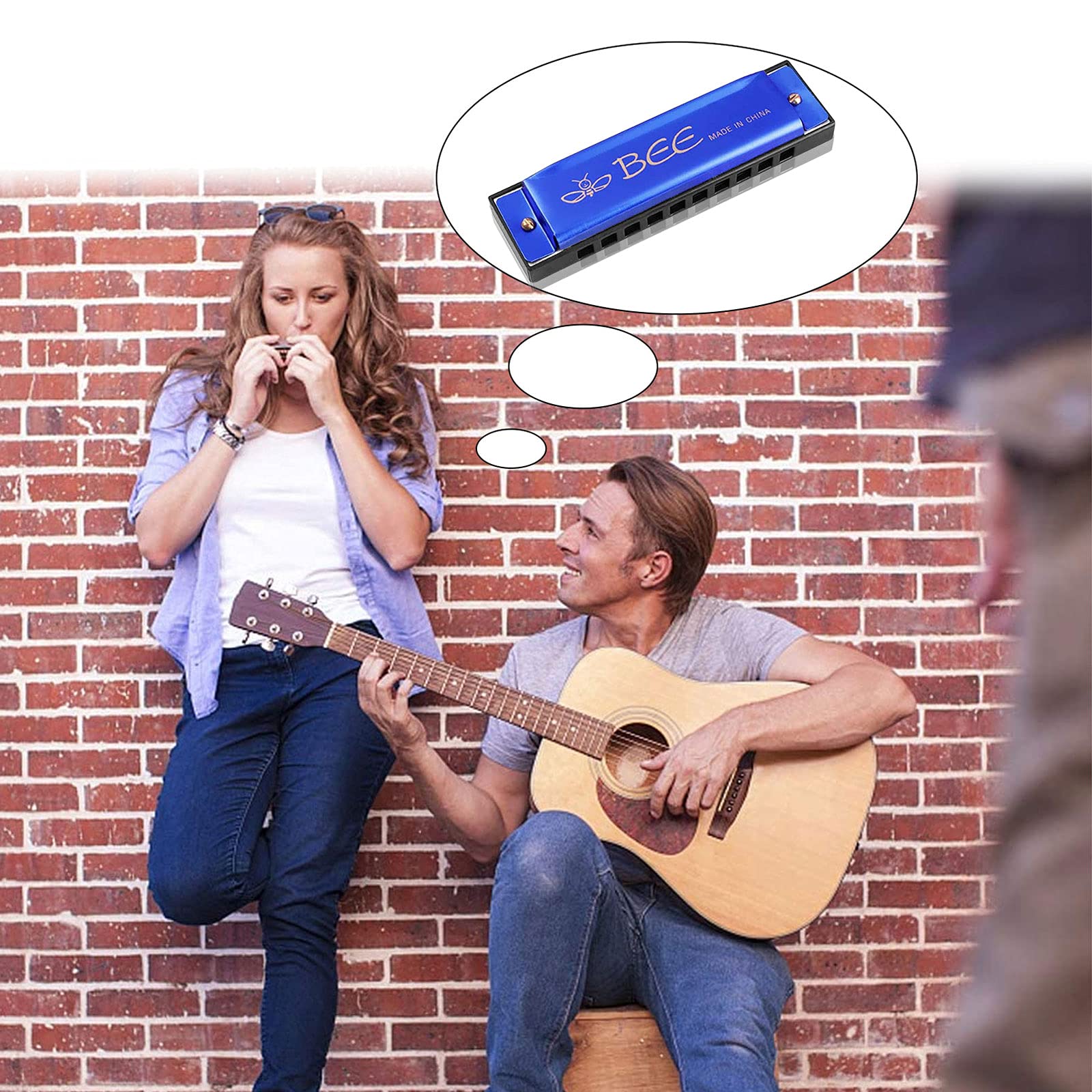 Harmonica Débutant East Top Harmonica Diatonique En Do (C) 10 Trous East Top - Parfait Pour Débutants, Blues, Folk - Avec étui Harmonica Débutant East Top Harmonica Diatonique En Do (C) 10 Trous East Top - Parfait Pour Débutants, Blues, Folk - Avec étui