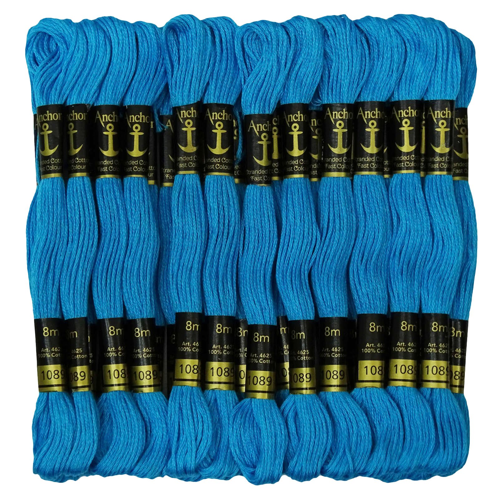 Anchor Blue 25 X Stranded Cotton Thread Hand Cross Stitch Sewing Embroidery Floss Skeins