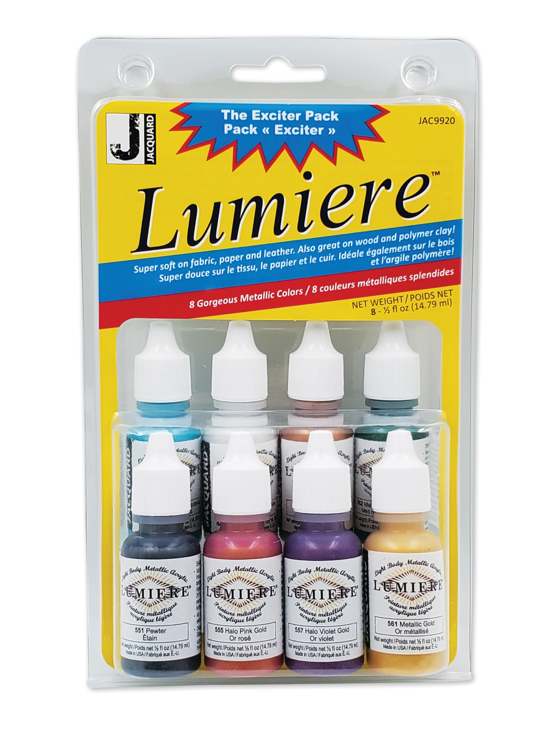Jacquard Lumiere Mini Exciter Pack .5 fl oz x 8 Colours