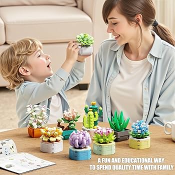TYCOLE Tiny Flowers Succulents Artificial Plant Set-Creative