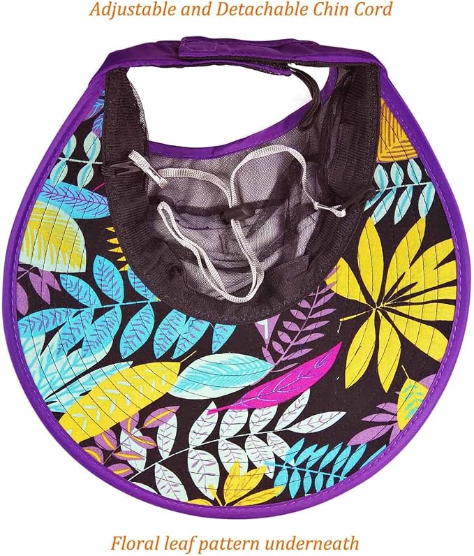 Sombrero de ala ancha para mujer con protección UV miniatura 3