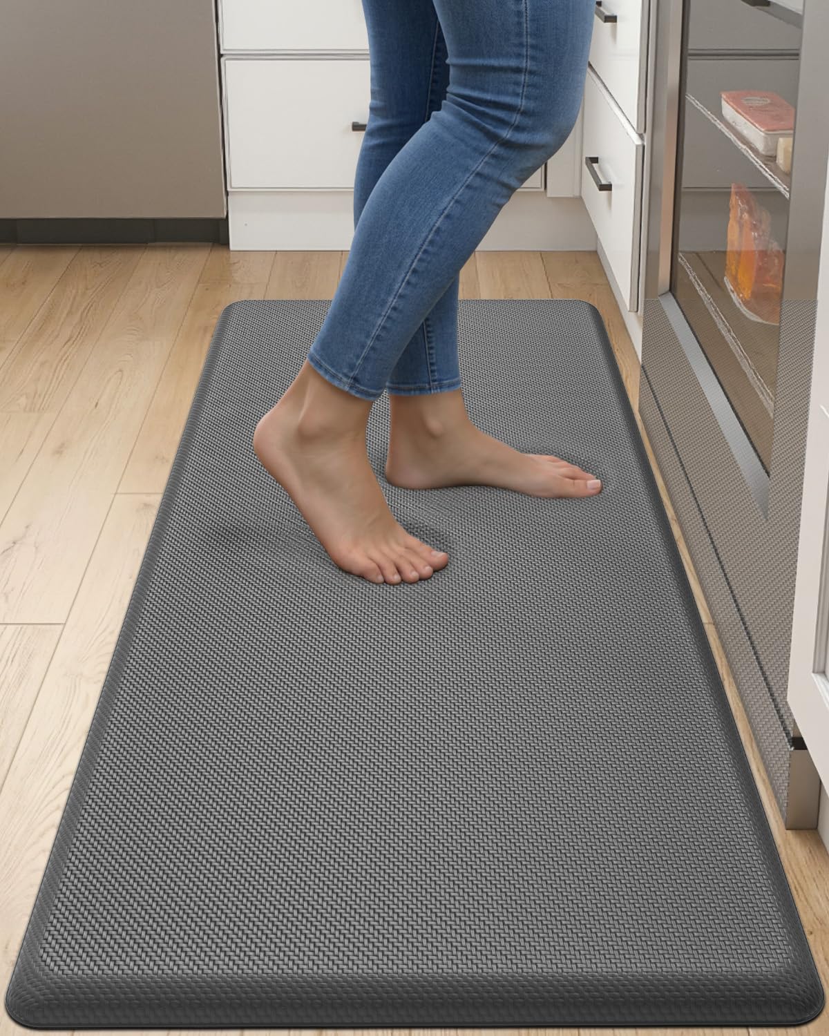 DEXI Kitchen Mat Cushioned Anti Fatigue, Non Slip Waterproof