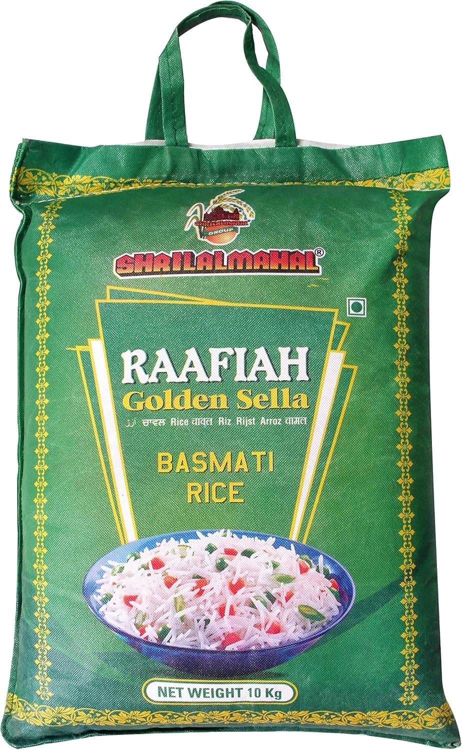 Basmati Rice, Raafiah Golden Sella, 10 Kg