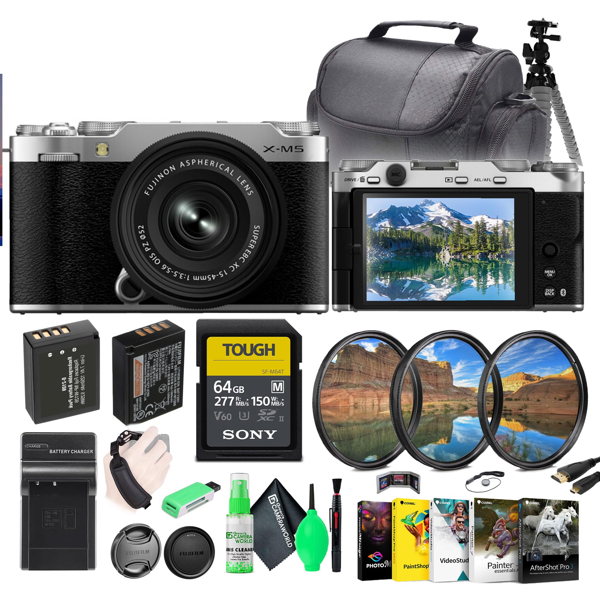 Amazon.com : Fujifilm X-M5 Mirrorless Digital Camera with Fuji XC