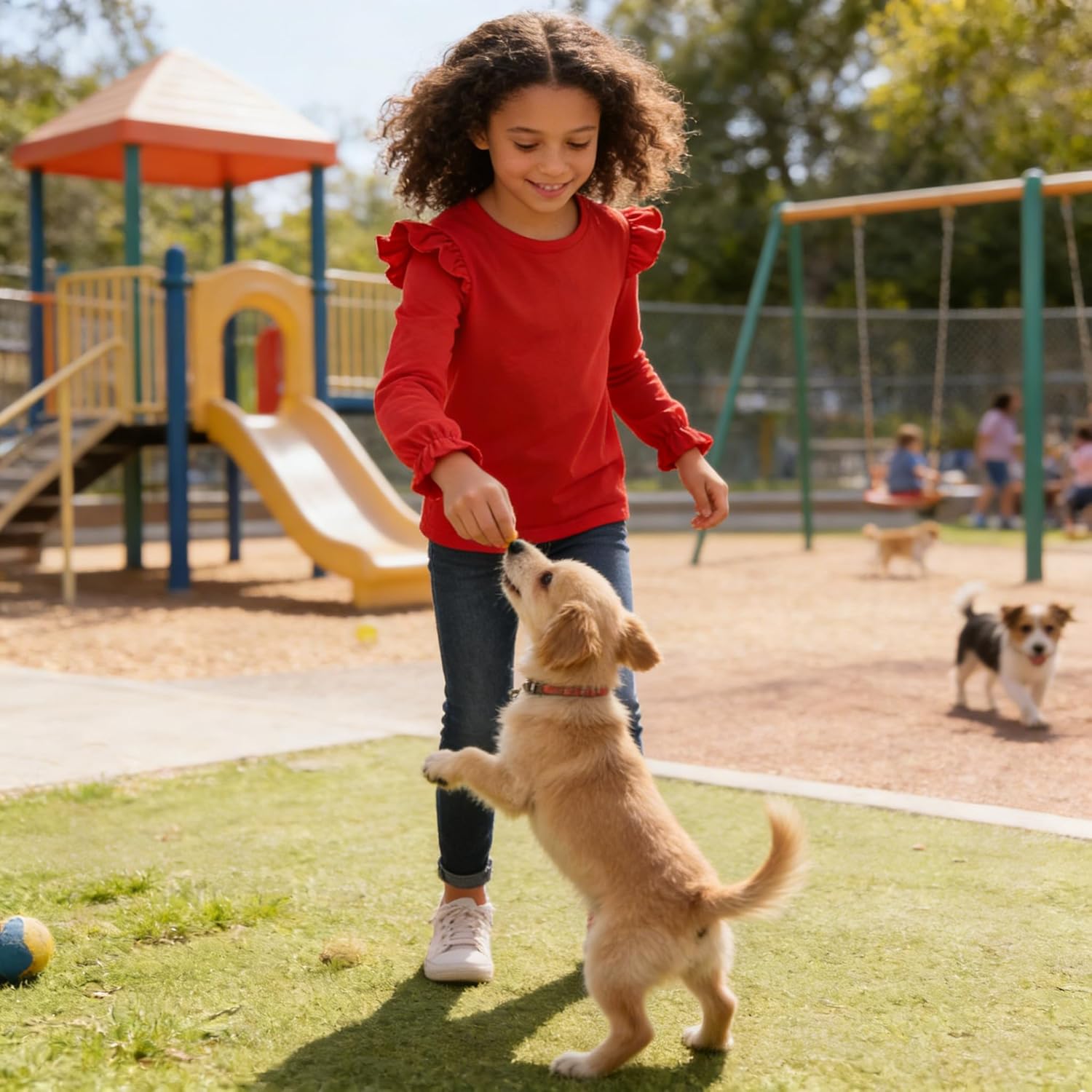 LYSMuch 1-7T Toddler Baby Girls Blouse Long Sleeve Ruffle Shirt Solid Top Clothes - Image 4